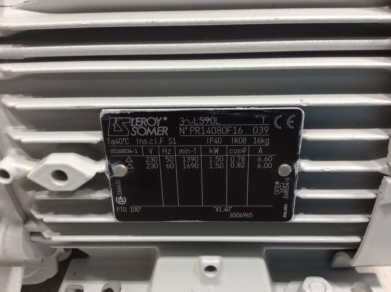 Sogevac SV65 BI FC Vacuum Pump 22.7/27.7 cfm Single Stage Oil Sealed