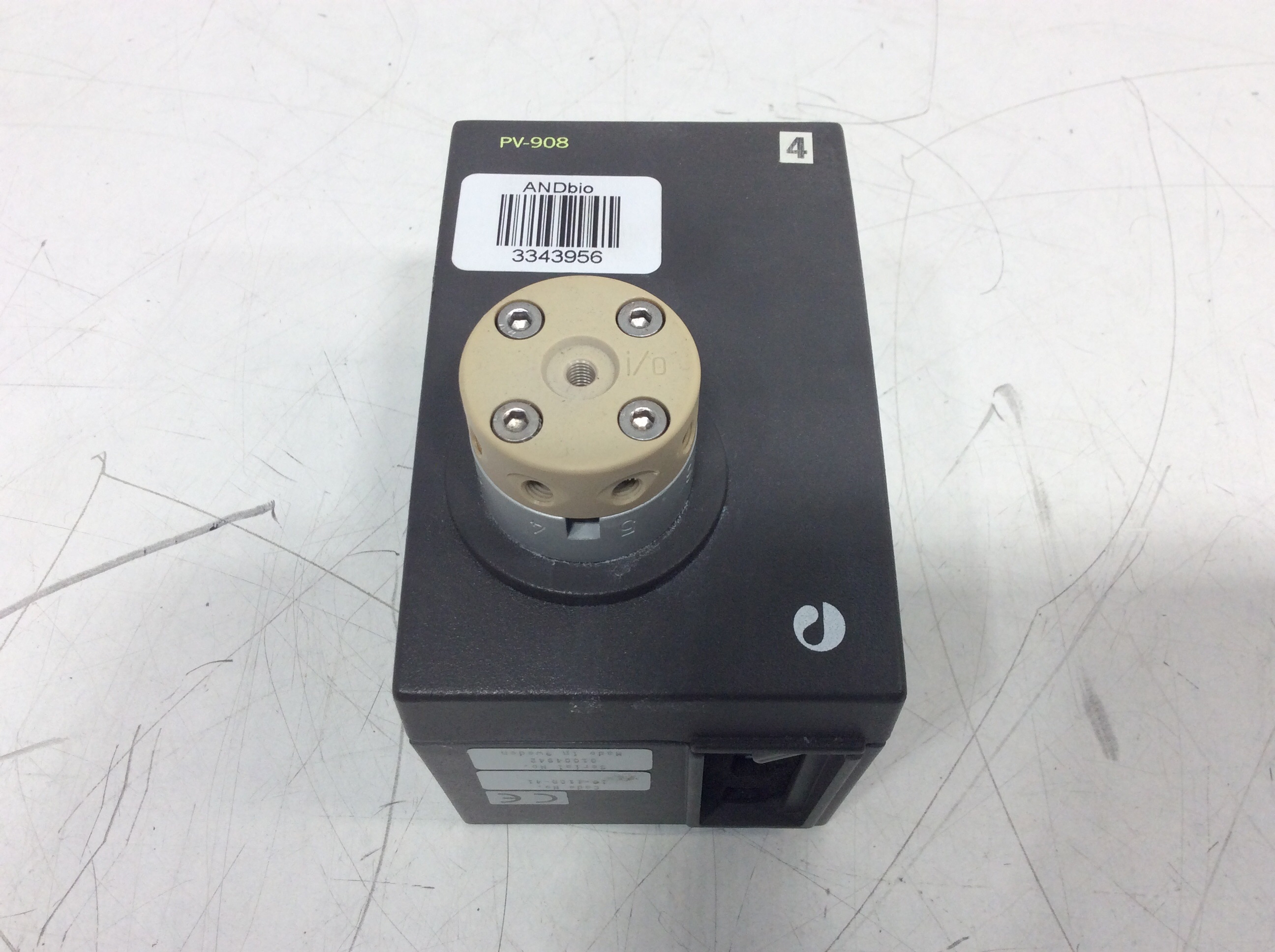 Amersham Biosciences PV-908 HPLC FPLC Valve Motorized for AKTA Used VG UnitOnly