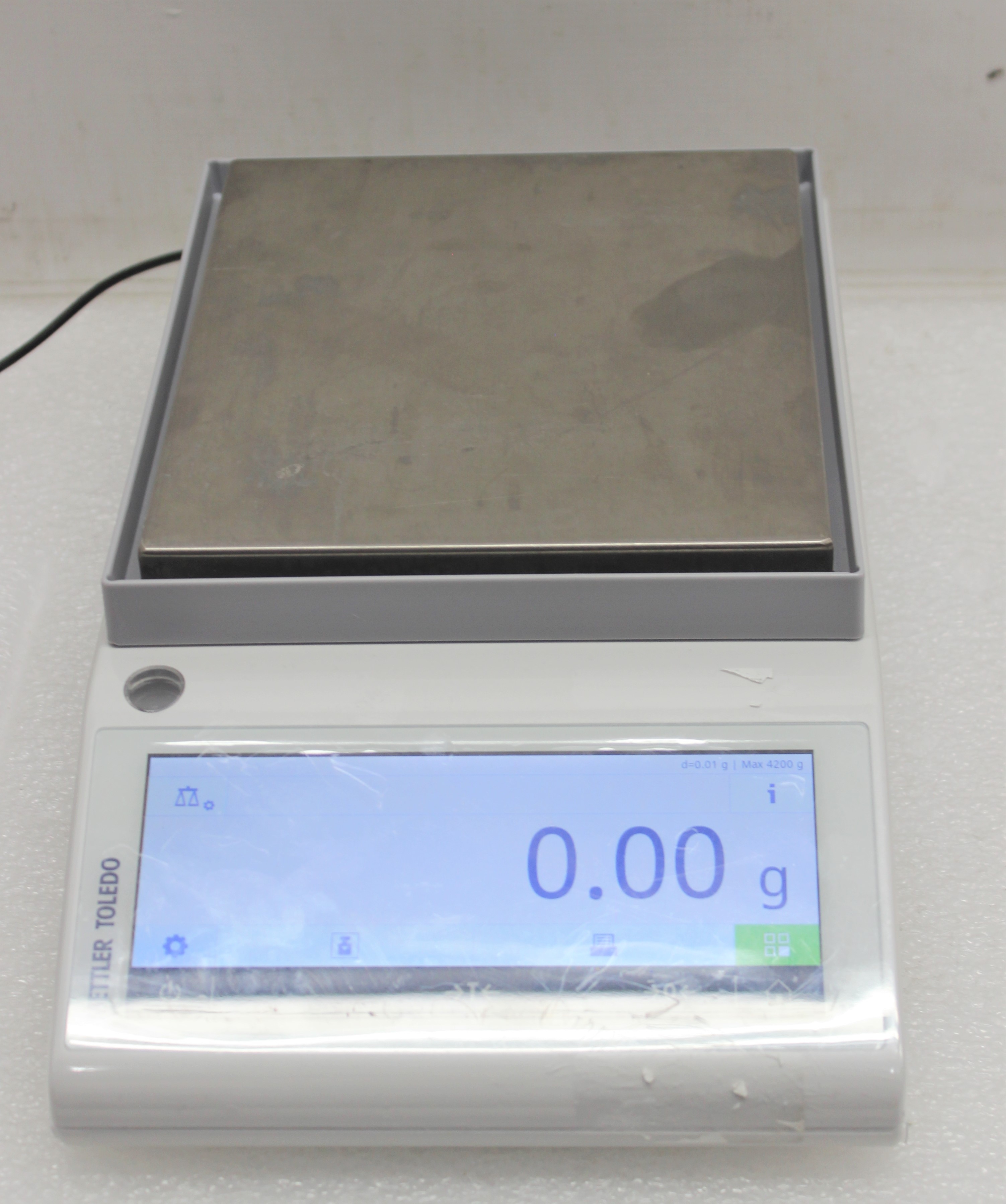 Mettler Toledo MS4002TS Precision Balance, 4200g Capacity, Used, 0.01g Readability