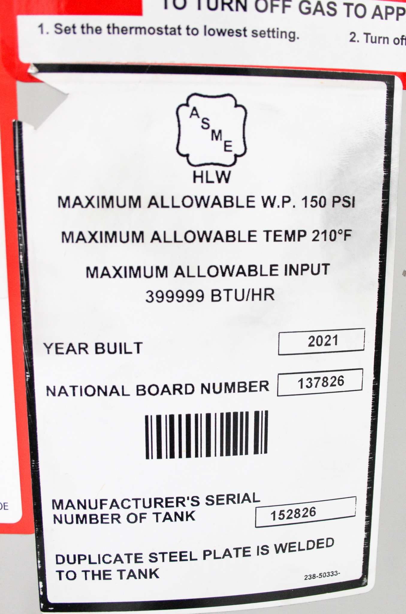 Bradford White EF100T300E3NA2 Commercial Gas Water Heater