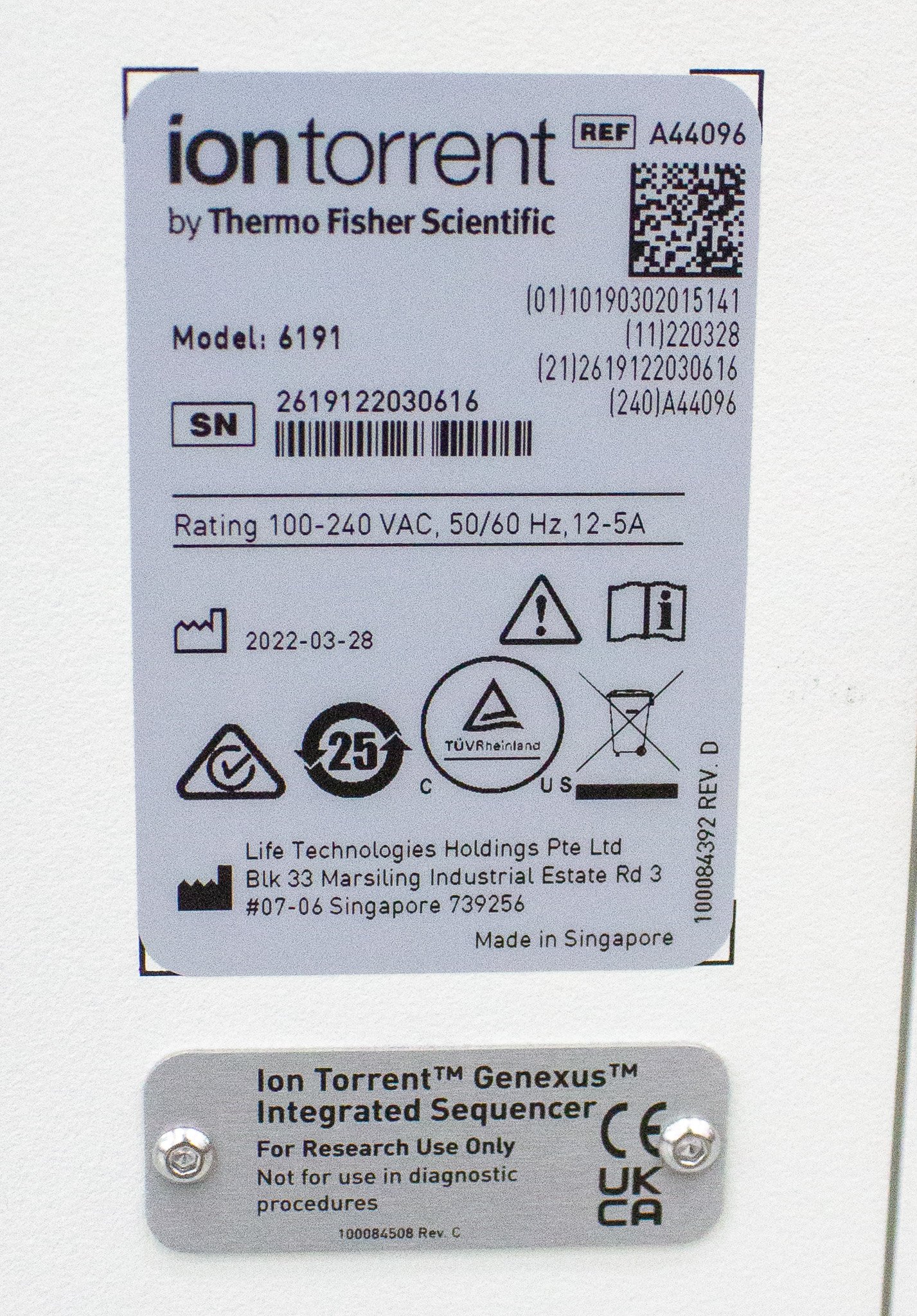 Ion Torrent Genexus DNA Sequencer Purification System Automates NGS Workflows