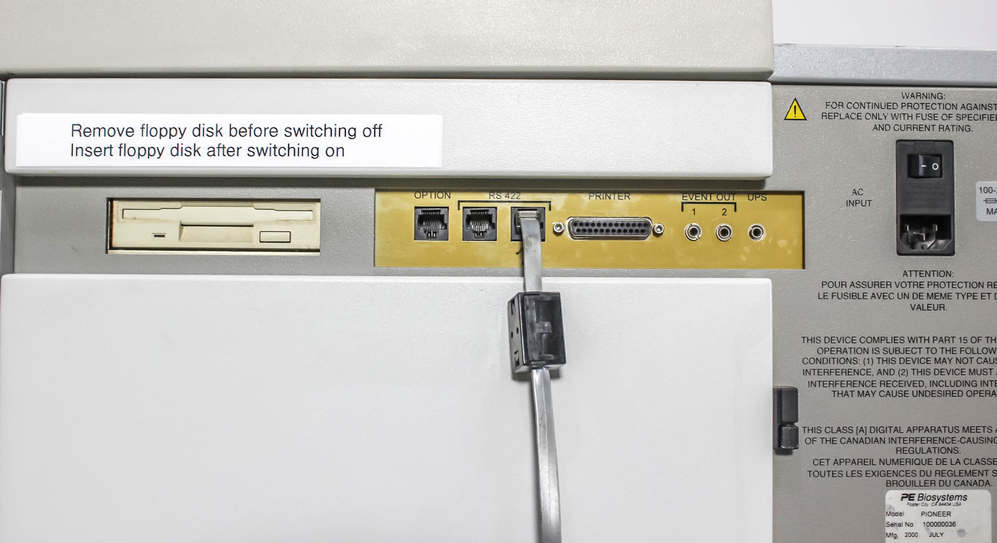 Biosystems Pioneer Peptide Synthesizer 120V/220V Includes Computer