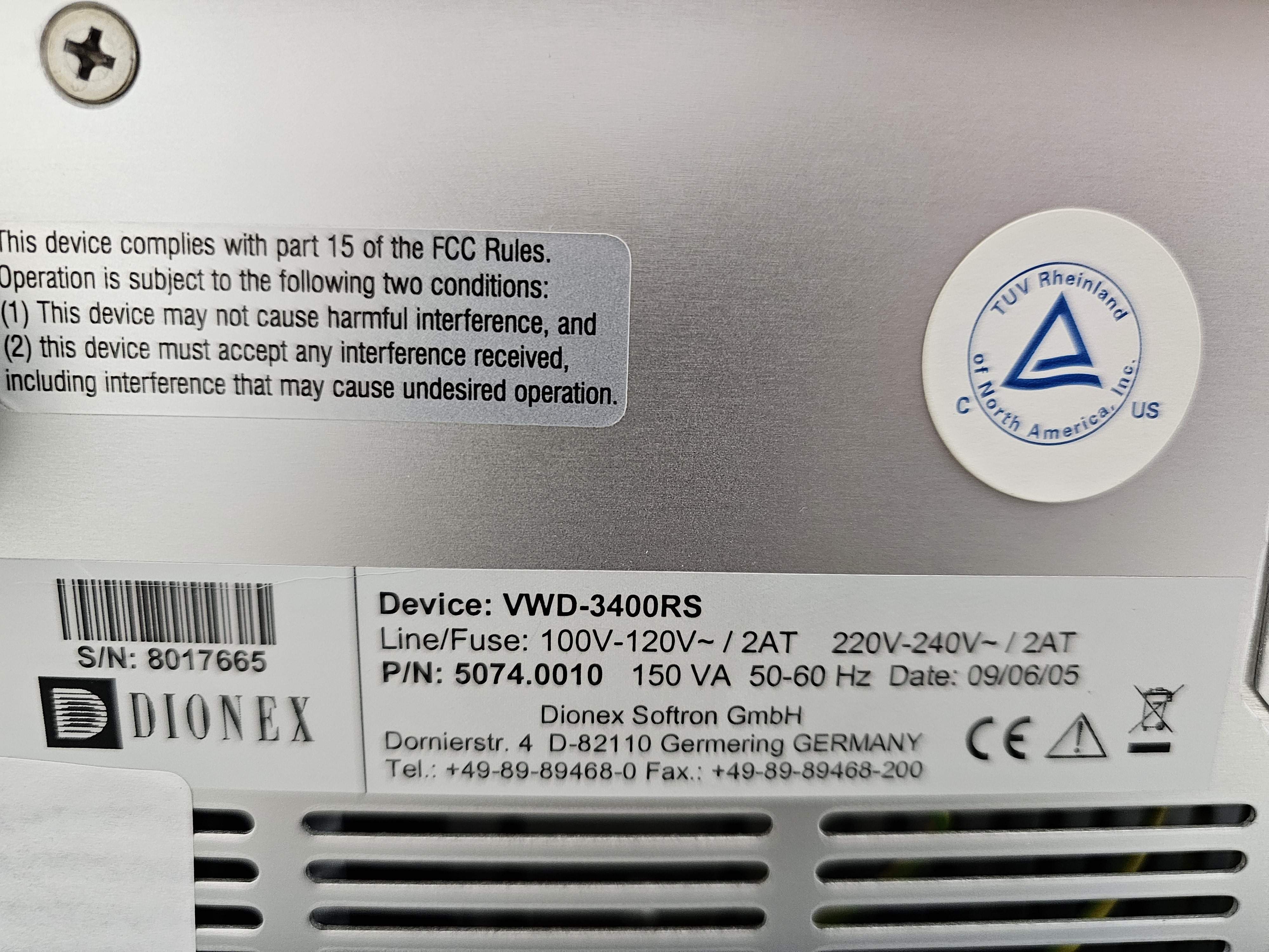 Thermo Dionex UltiMate 3000 HPLC System with Dual Low Pressure Pump and Software