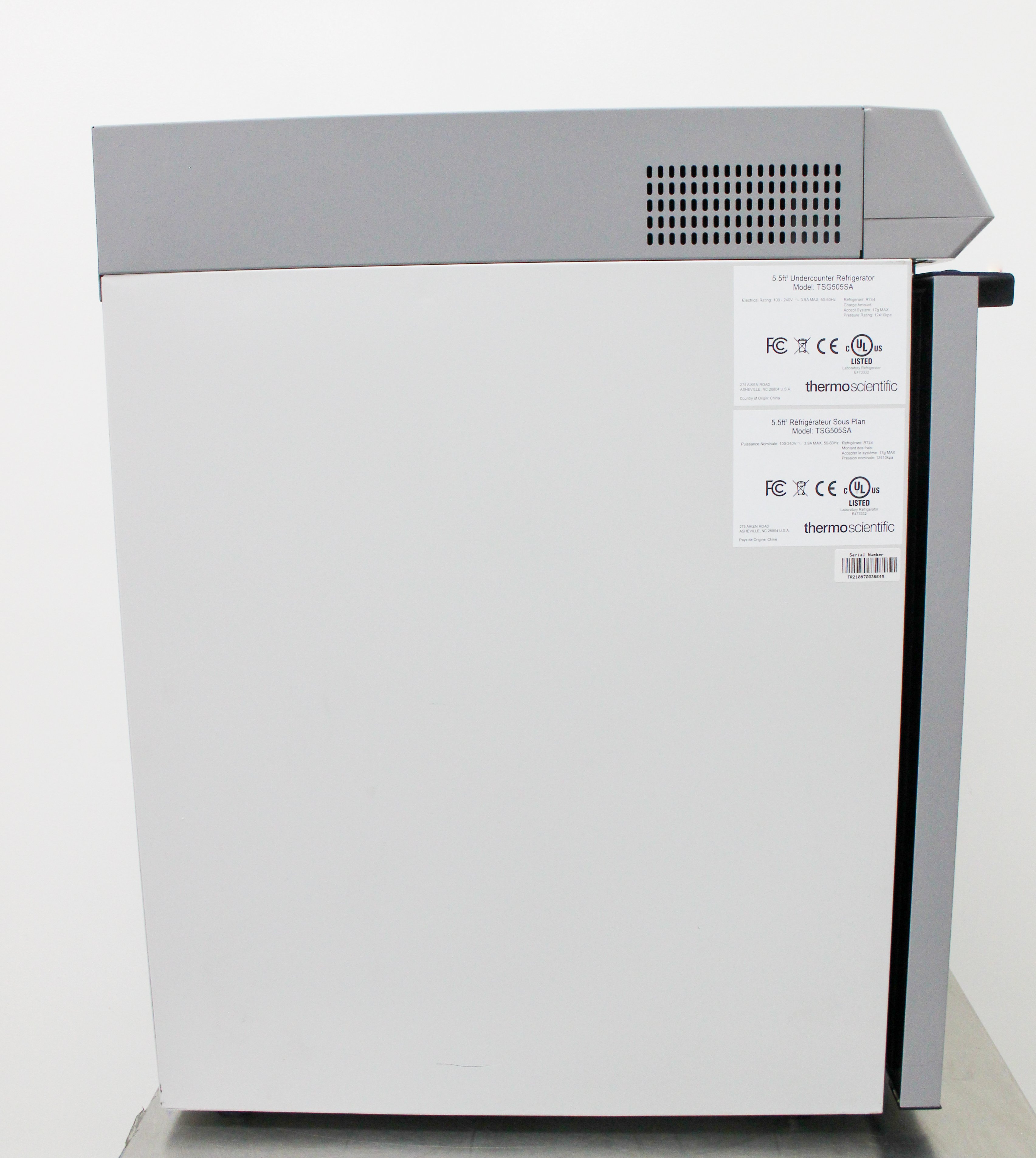 Thermo TSG505SA Undercounter Refrigerator 5.5 cu ft Vaccine Compliant
