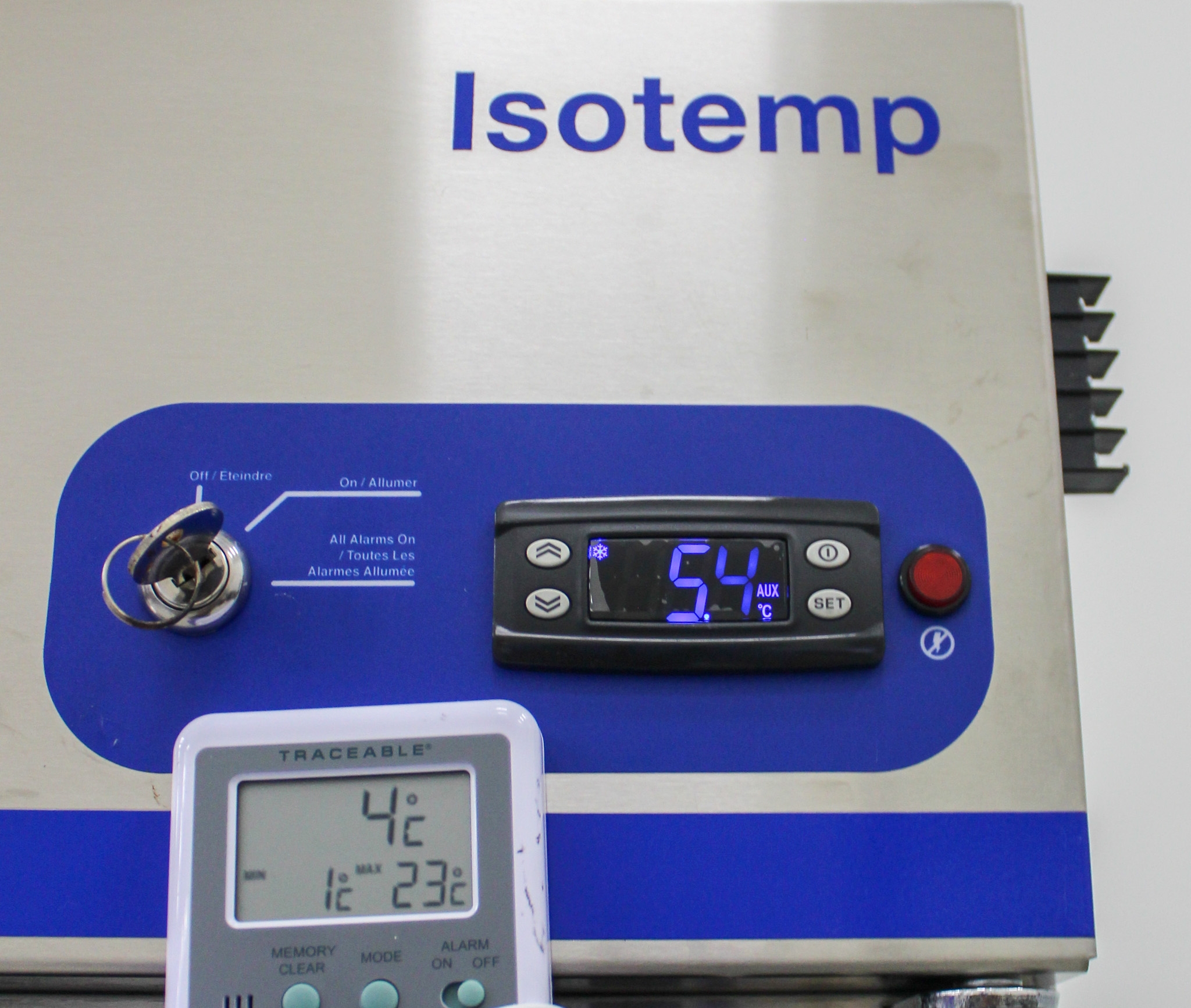 Fisher FBG25RSGA Laboratory Refrigerator 23 cu ft 2C-10C Used