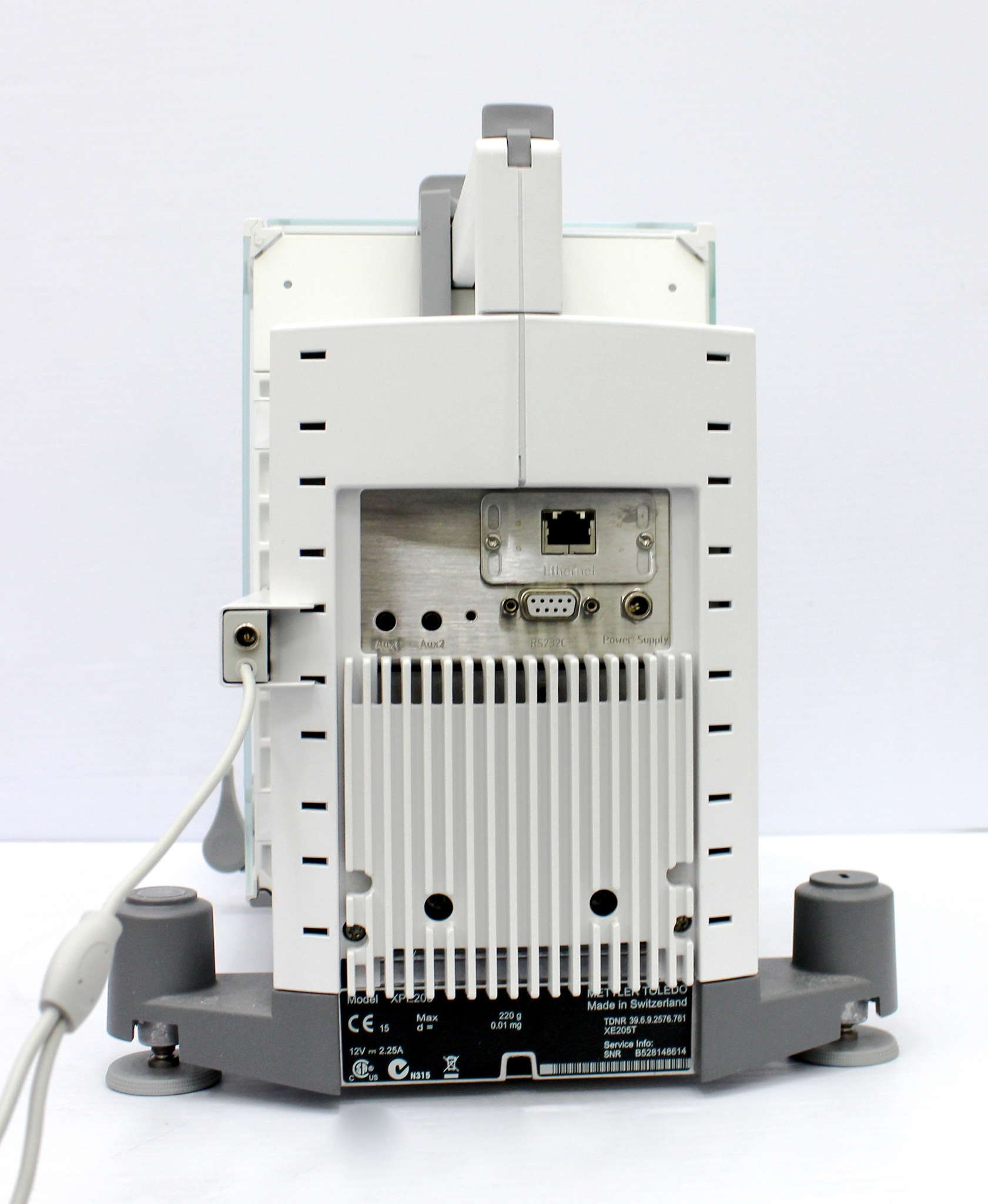 Mettler Toledo XPE205 Analytical Balance 220G 0.01MG Features Automatic Calibration