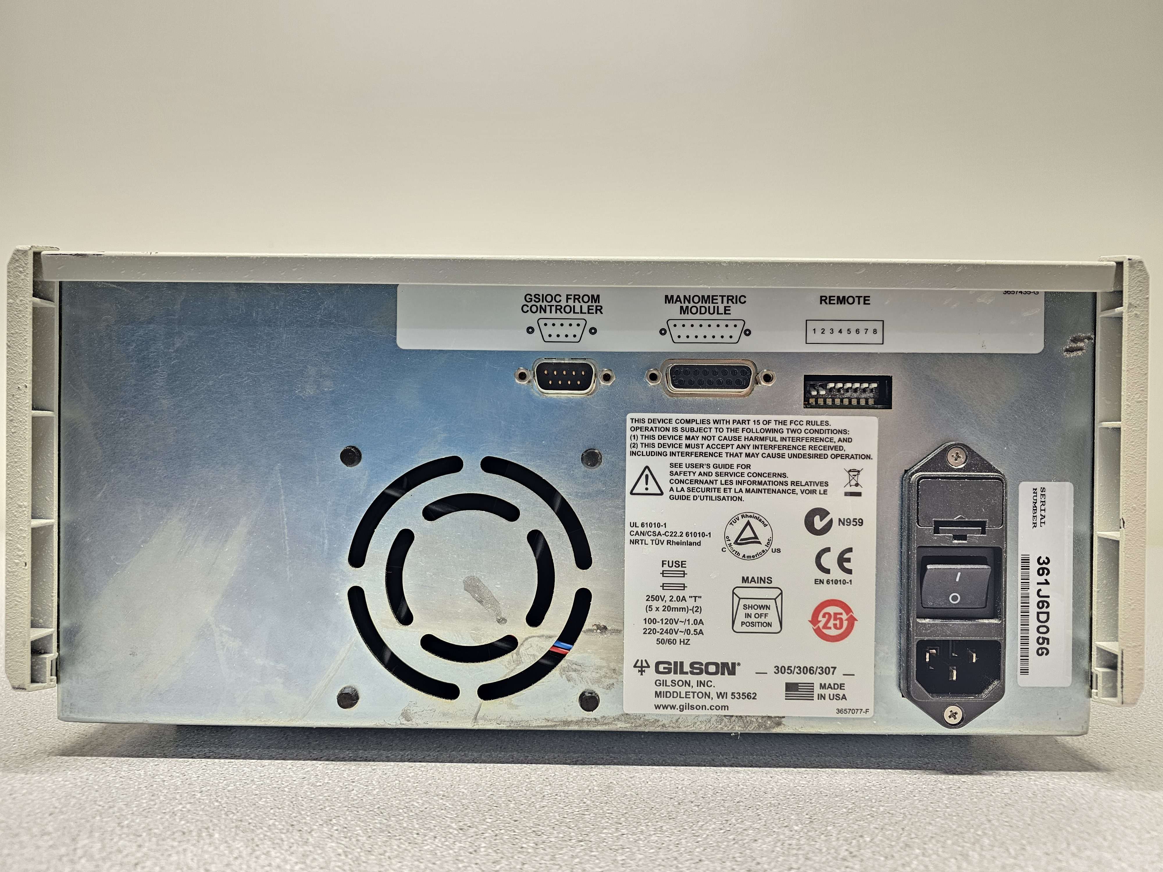 Gilson 306 HPLC Chromatography Pump 10L to 200mL/min Multi-Pump Application