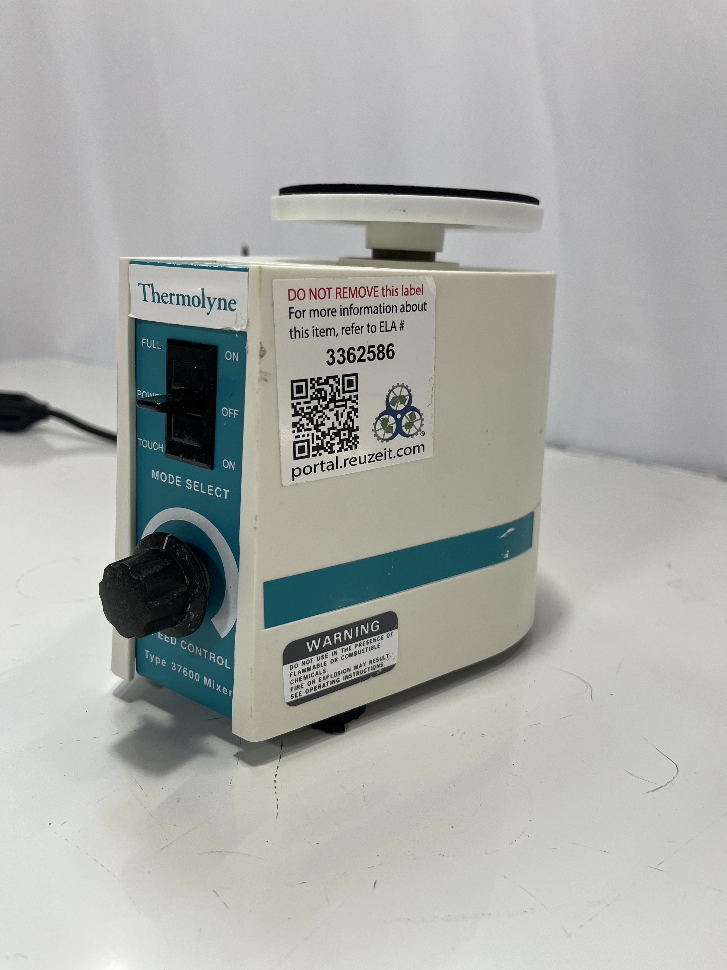 Barnstead M37615 Mixer Vortexer Adjustable Speed 120V 50/60Hz USA Used