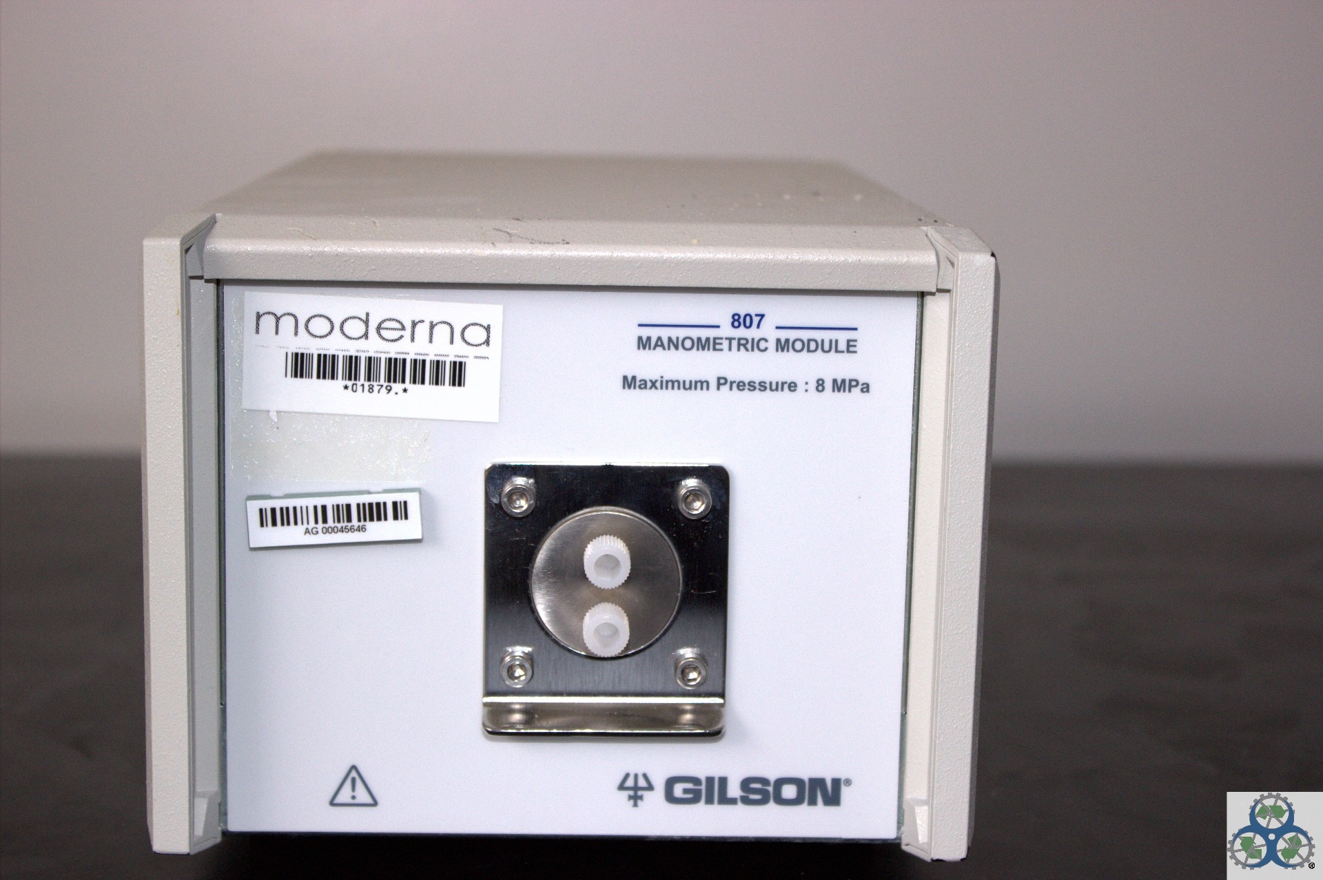 Gilson Manometric 807 HPLC Module 0-10 mL/min High Pressure Used Germany