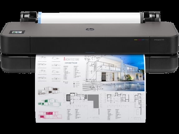 HP T120 Large Format Inkjet Printer with Wi-Fi and Ethernet Connectivity