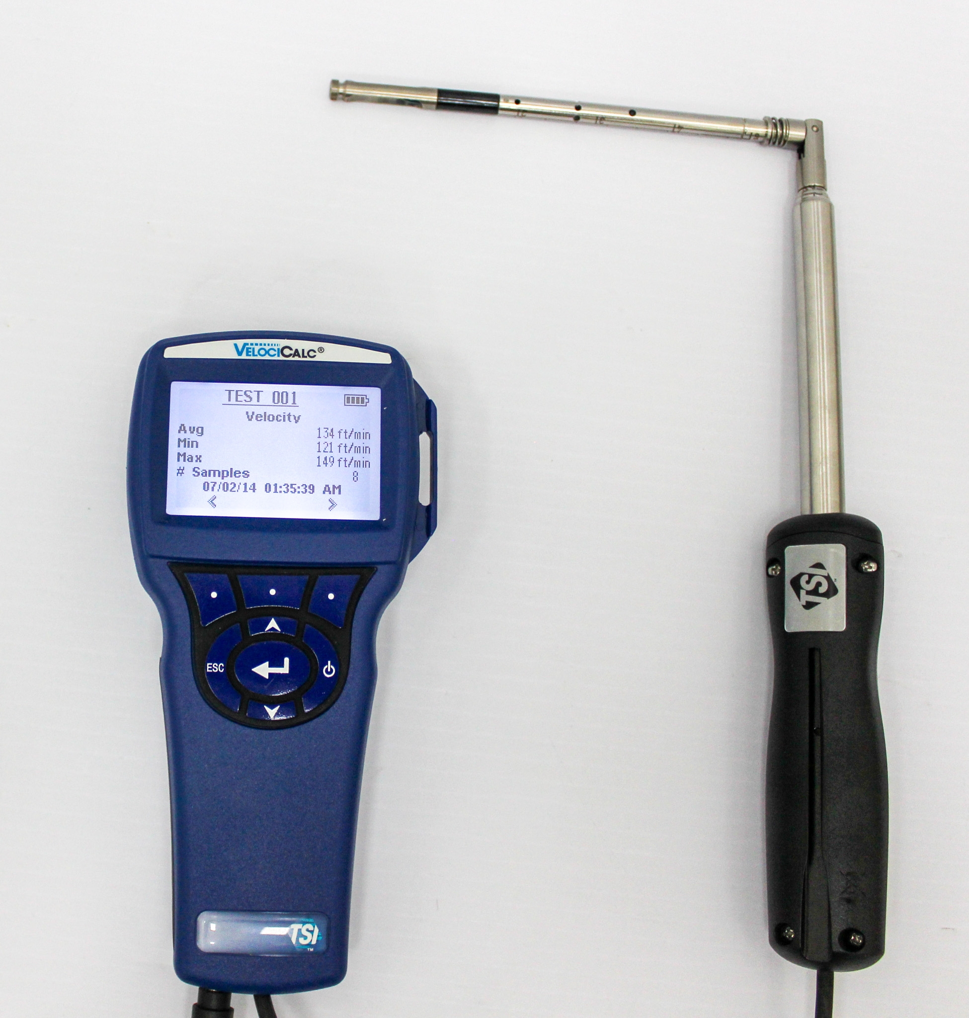 TSI 9535-A Air Flow Meter HVAC Max 6000 ft/min 0 to 200 F Logging