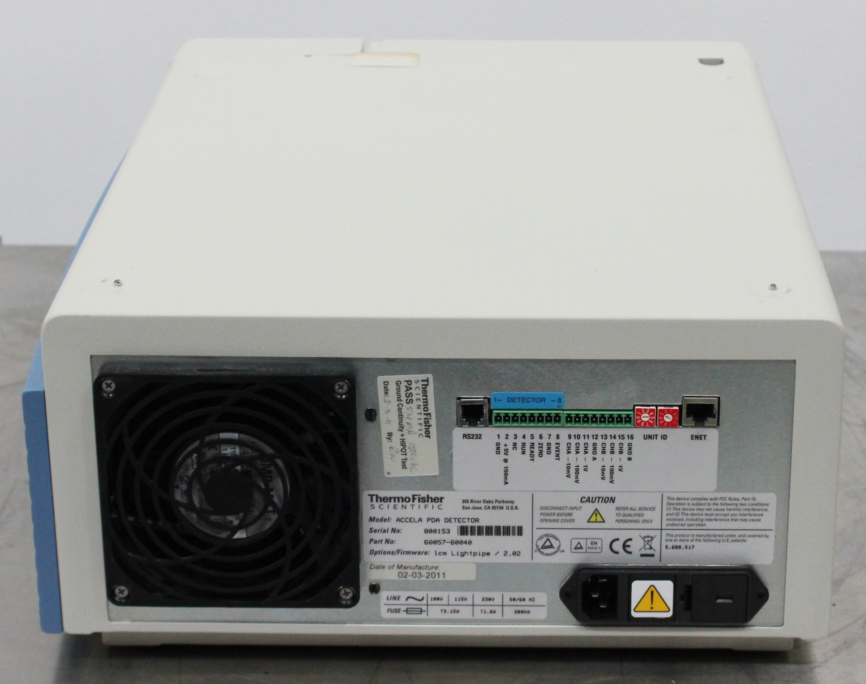 Thermo Accela PDA Detector 190-800nm 20-Bit Digital Conversion Used