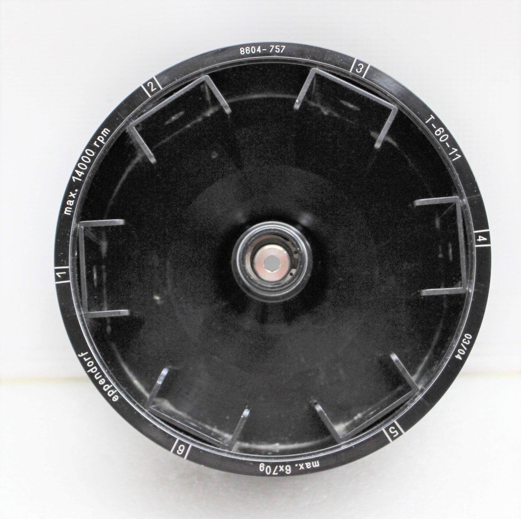 Eppendorf T-60-11 Centrifuge Rotor for 5810/5810 R Models, For 1.5/2.0mL Tubes