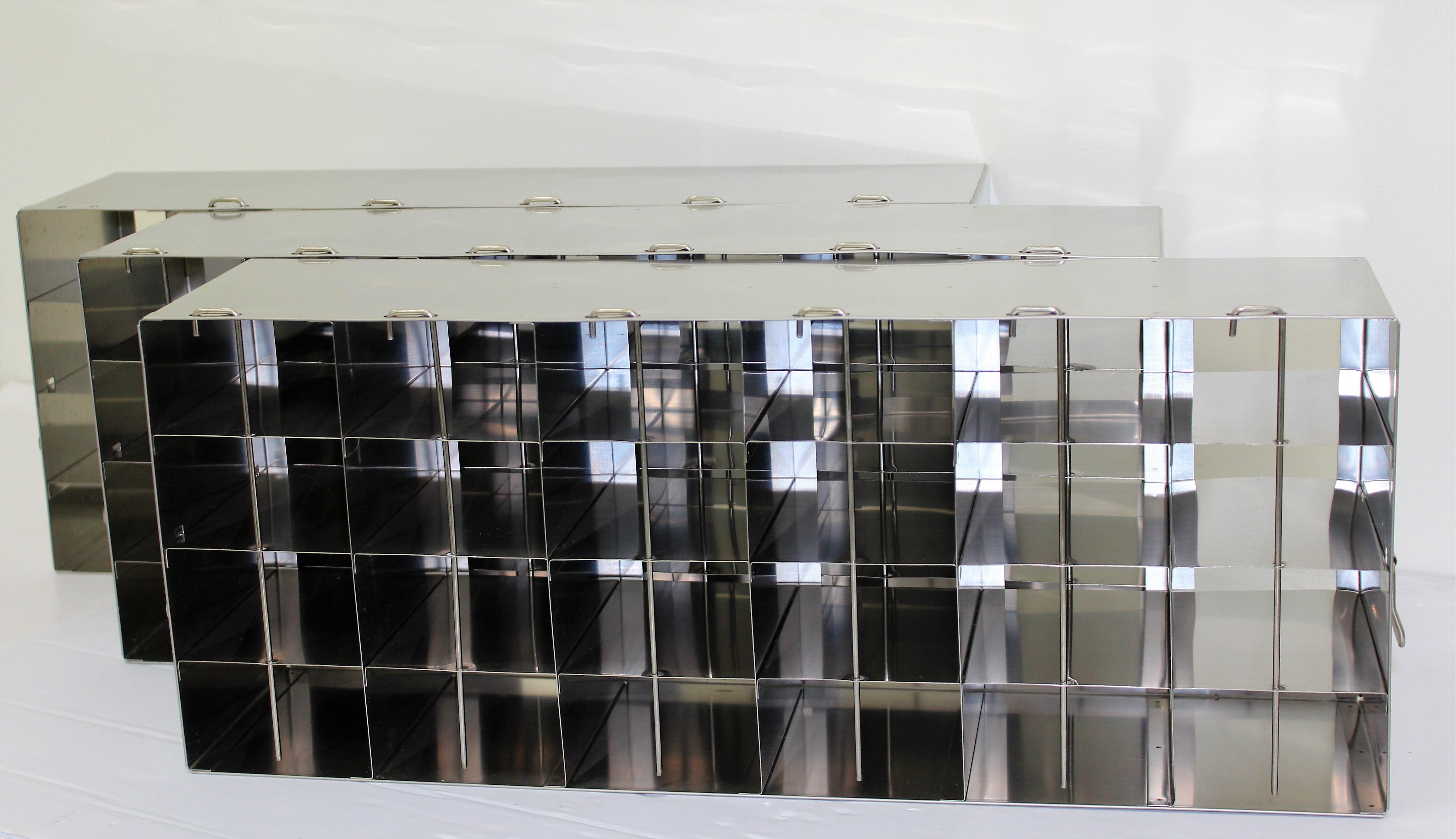 VWR 89214-716 Rack Upright ULT Freezer Racks 6x4 Stainless Steel 24 Boxes -80C