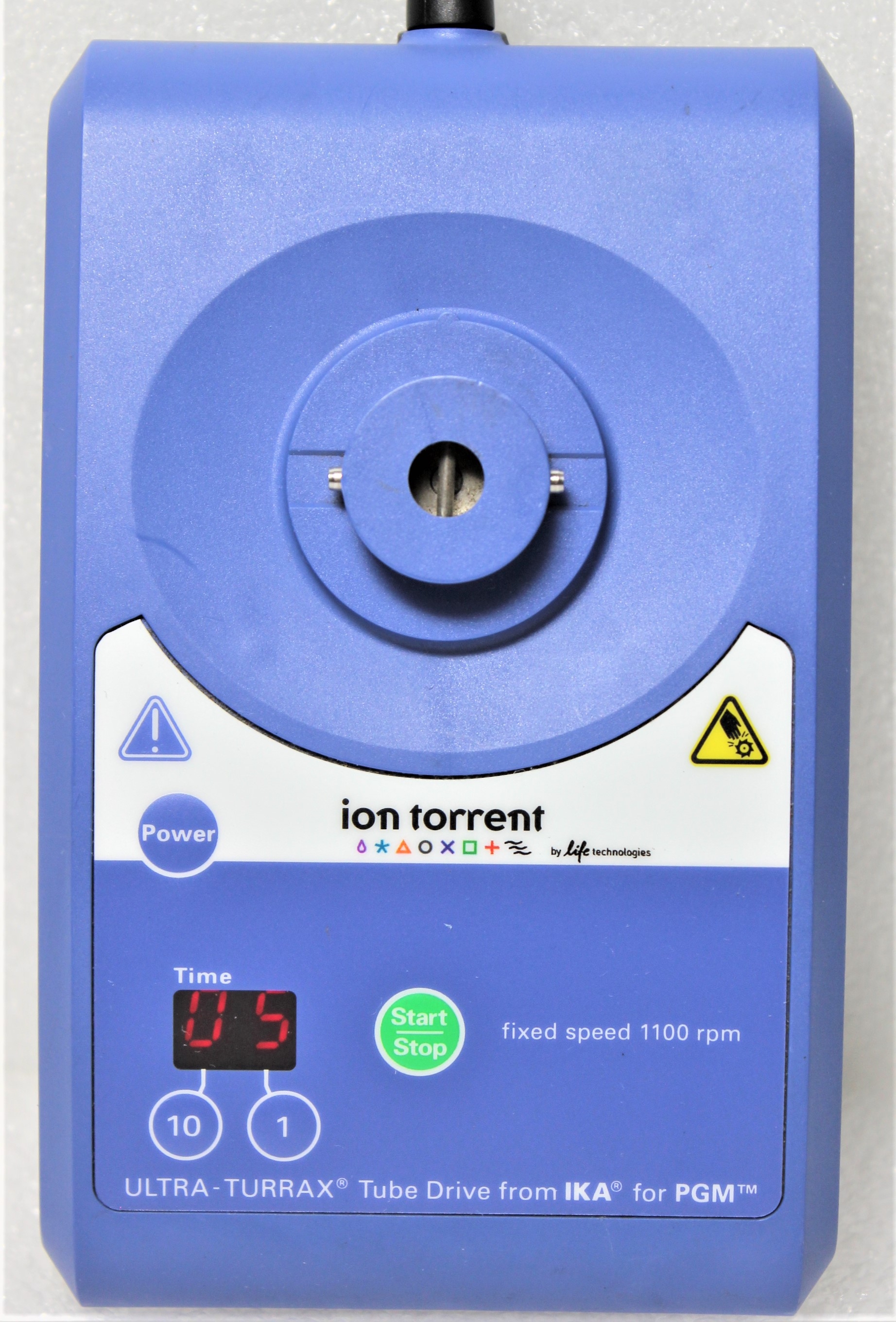 Ion Torrent Ultra-Turrax Tube Drive UT TD 1100 rpm Homogenizer Key Applications