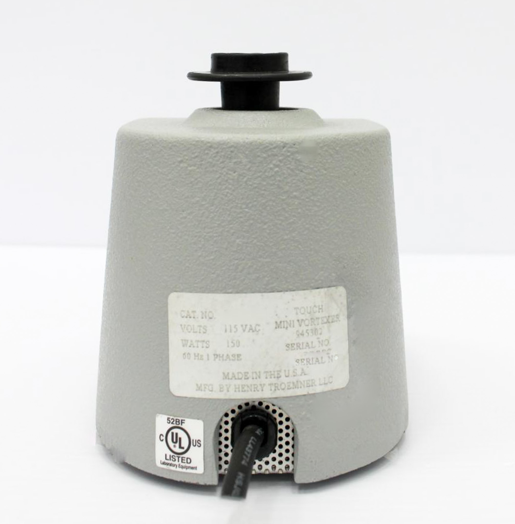 VWR 945302 Touch Vortex Mixer 2500 RPM Fixed Speed Laboratory Equipment