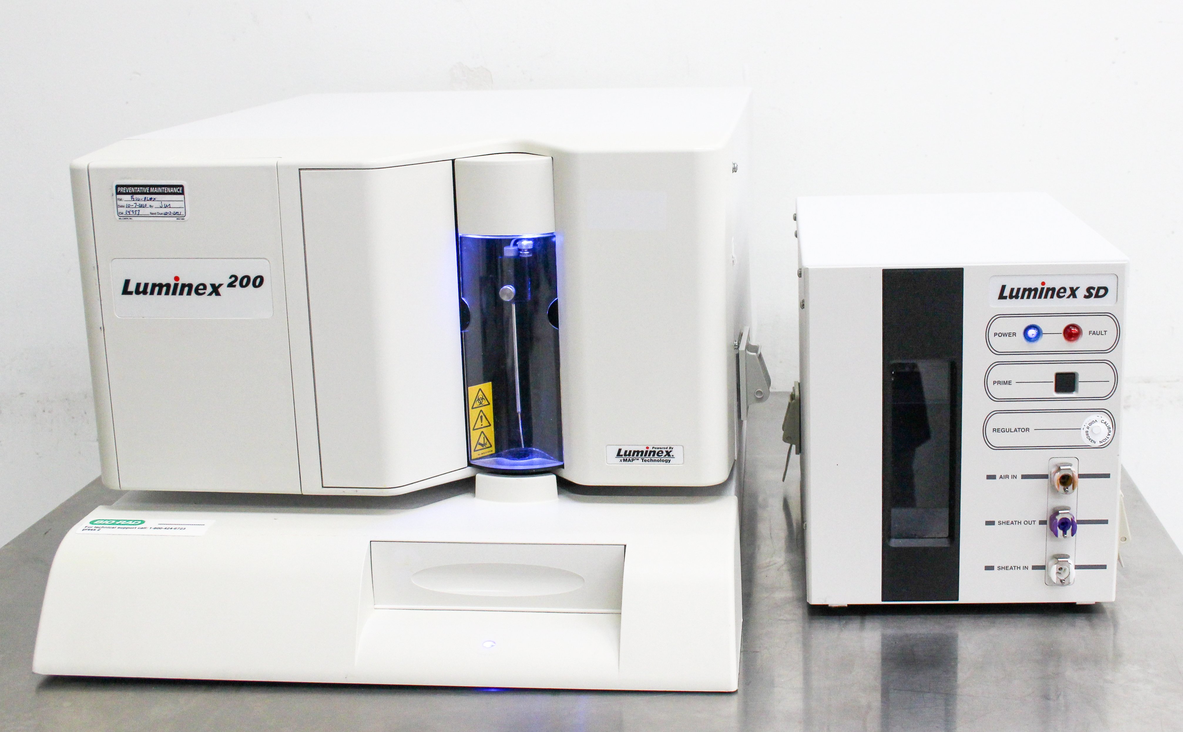 Luminex 200 Cell Analyzer Multiplex RNA Protein Detection Used Functional