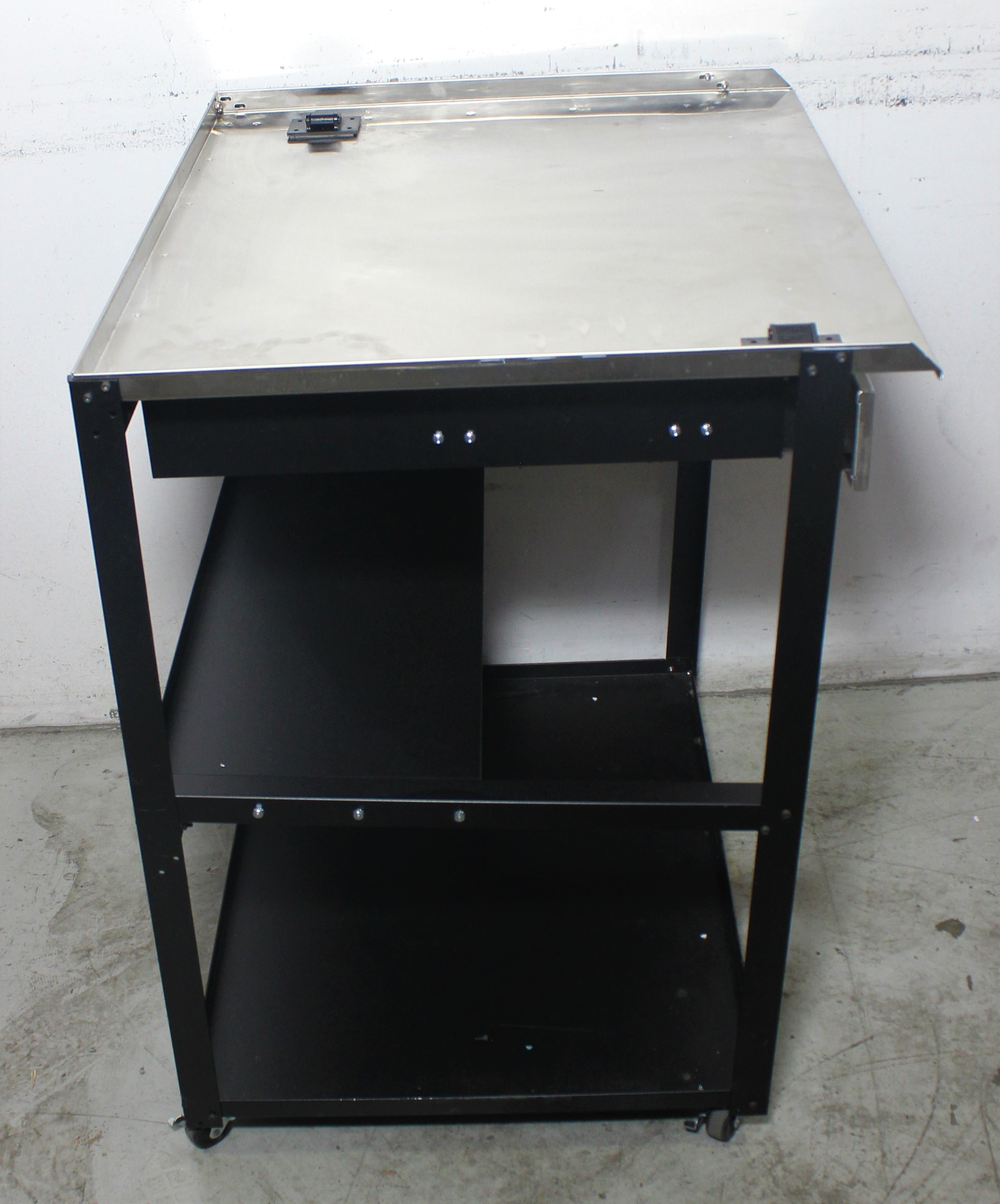 UVP 98-0077-01 Lab PCR Cabinet Table Stainless Locking Casters Antimicrobial