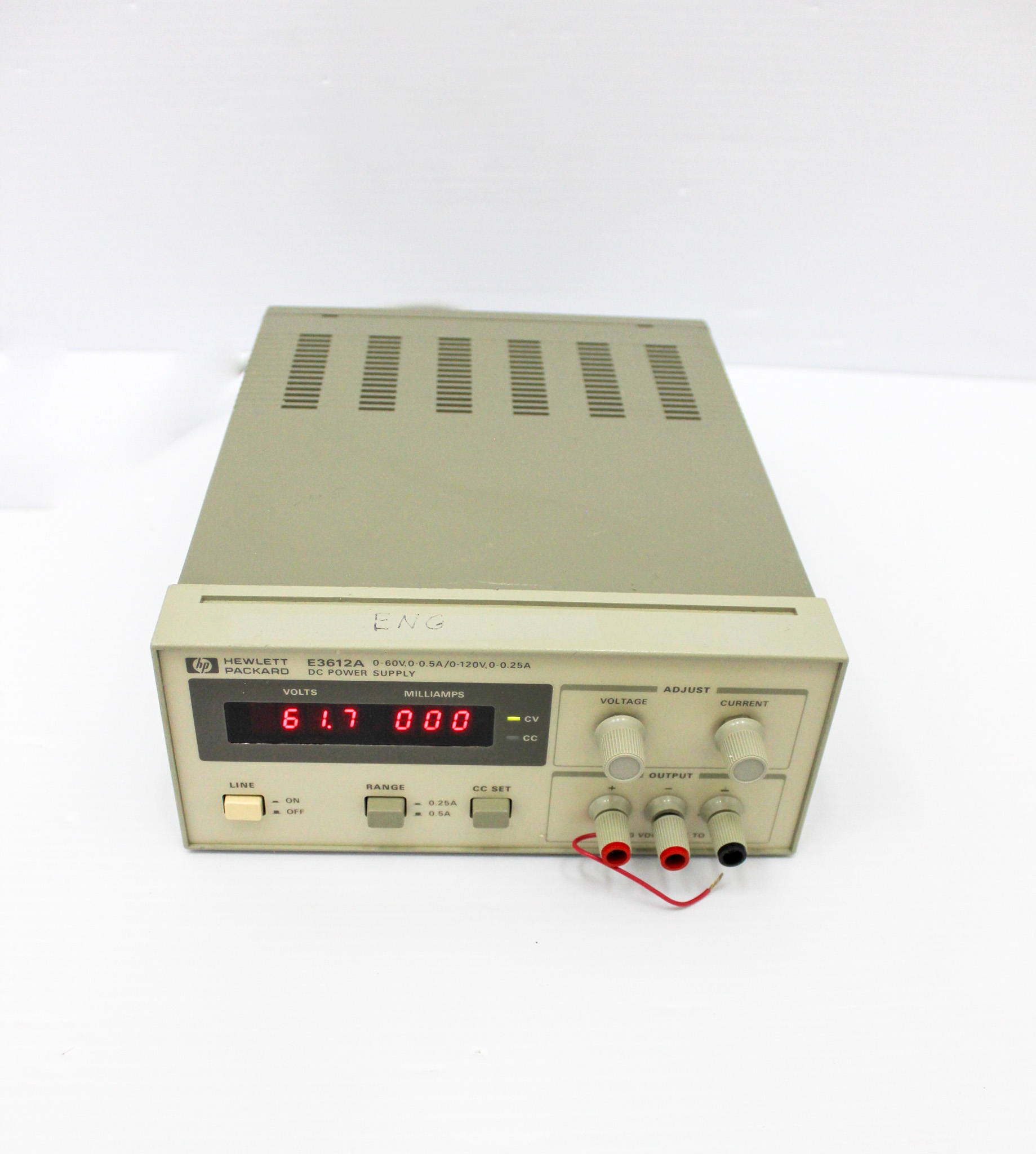 HP E3612A DC Power Supply Benchtop Output 30-60W Dual Range Features