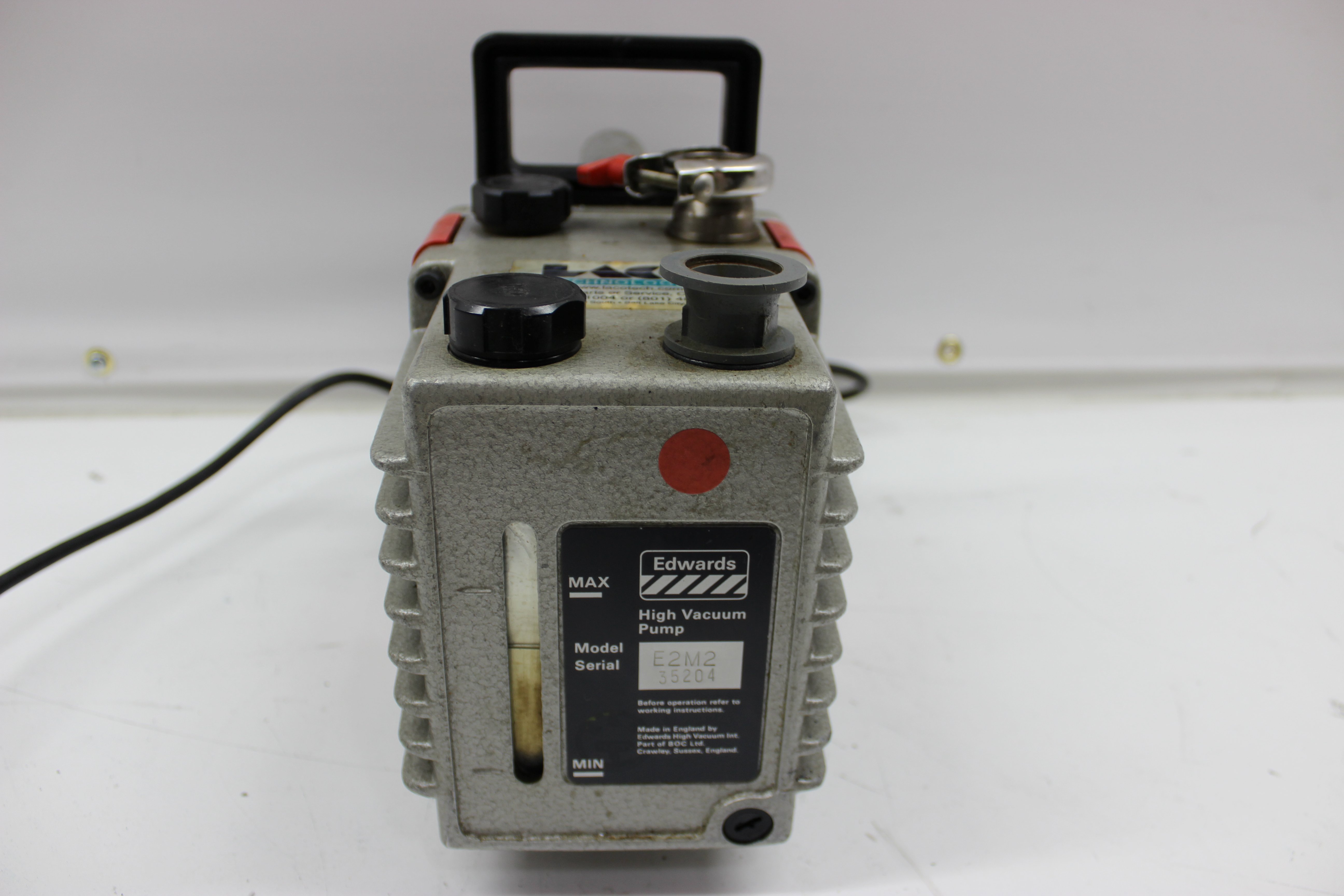 Edwards E2M2 Dual Stage Mechanical Vacuum Pump Needs Repair 30M Torr