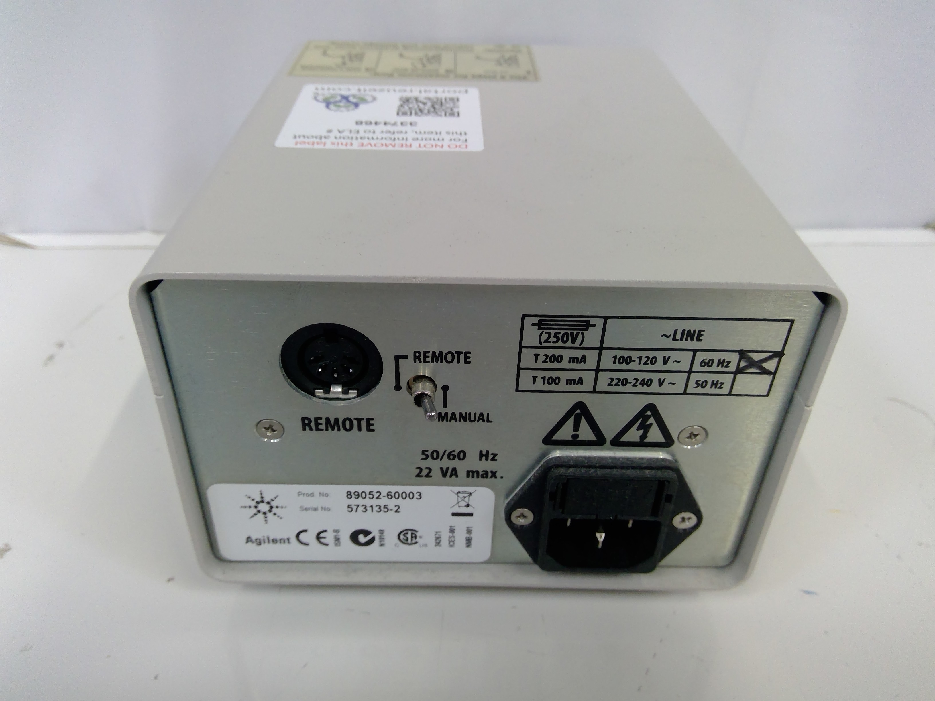 Agilent 1FS Peristaltic Pump VG Condition with Power Cord Functional