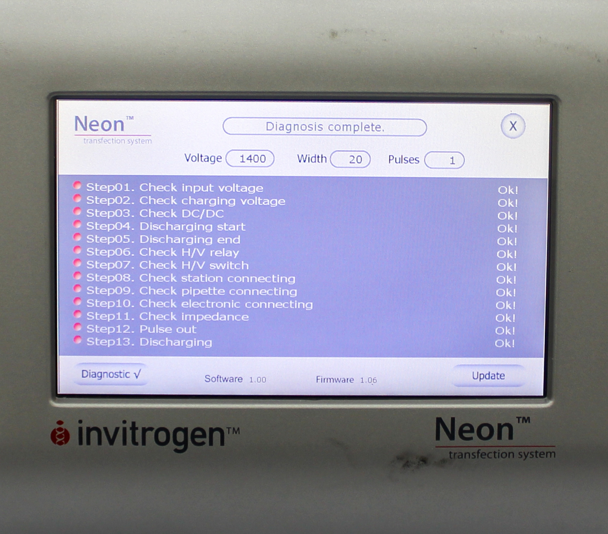 Invitrogen MPK5000 Molecular Biology Neon Transfection System Efficient 120V