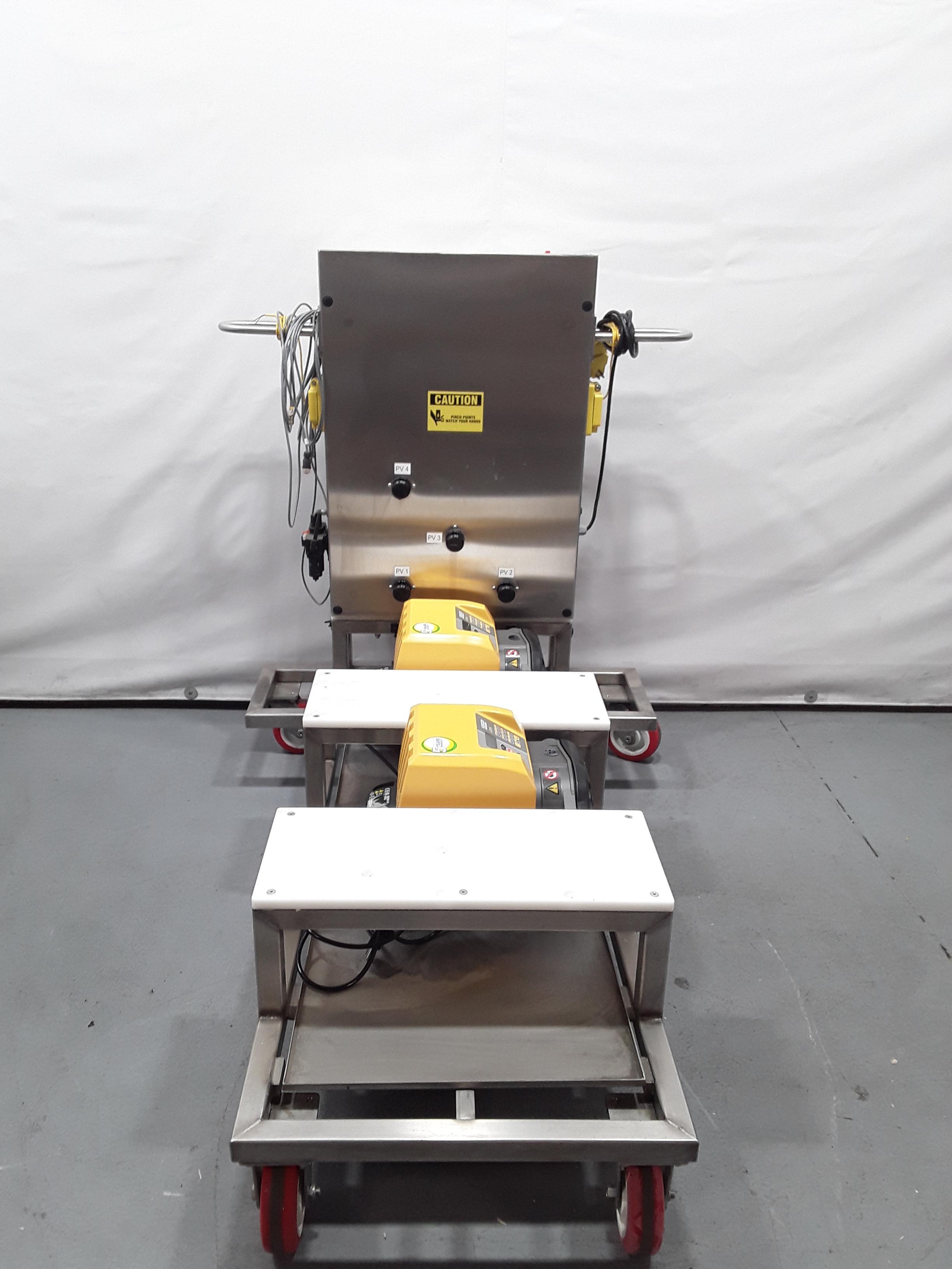 Gen-Probe Custom Process Skid 2 Pumps Turn-Key Peristaltic Automation