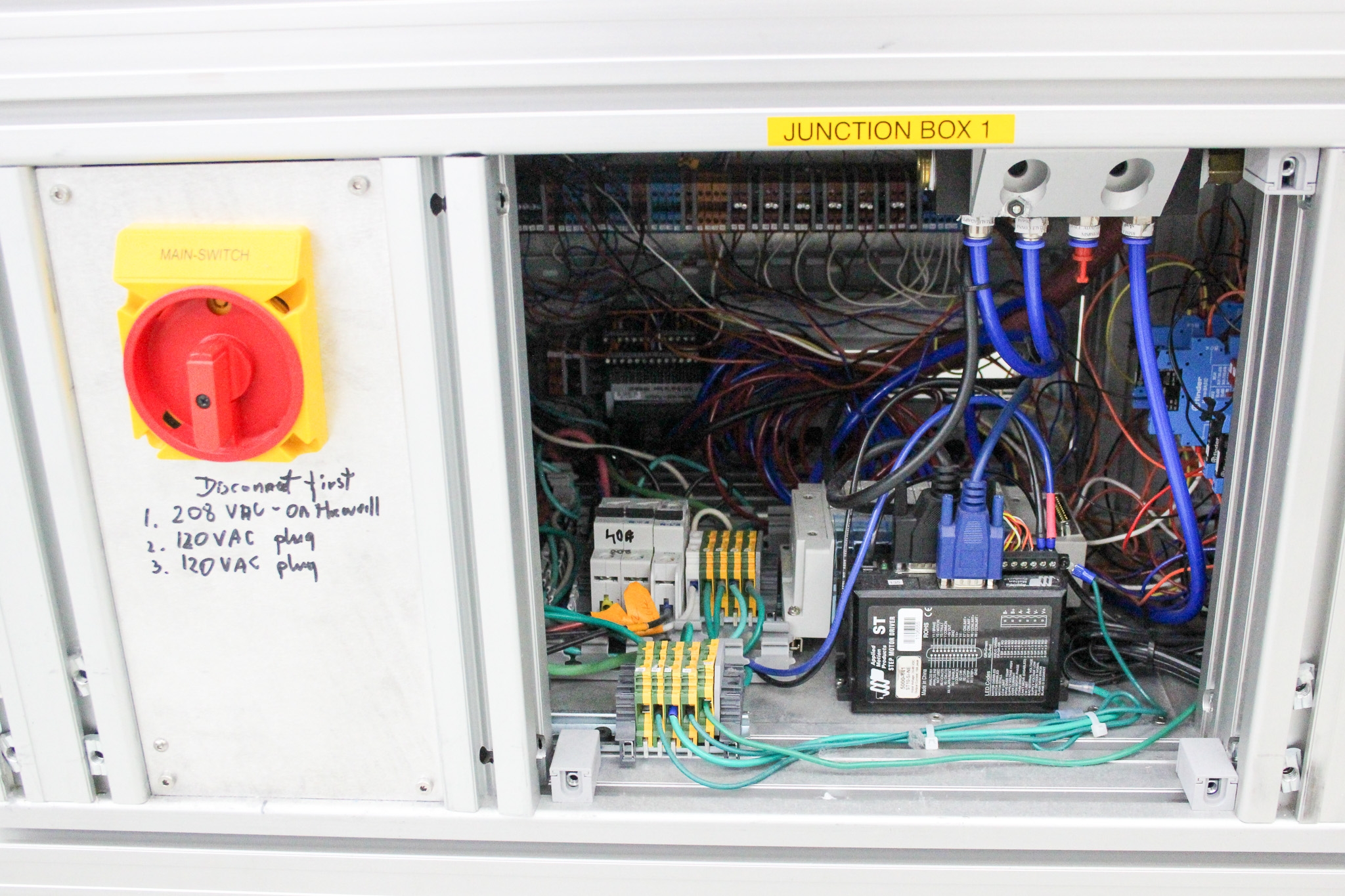 MesaBioTech Custom Junction Box Motorized Turntable Industrial Use Fair