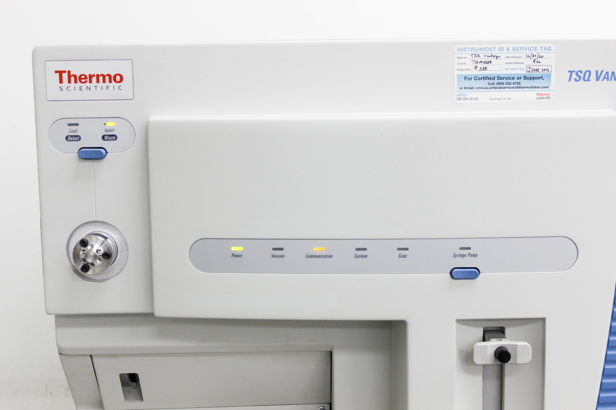 Thermo TSQ Vantage Mass Spectrometer High Precision Analysis Used