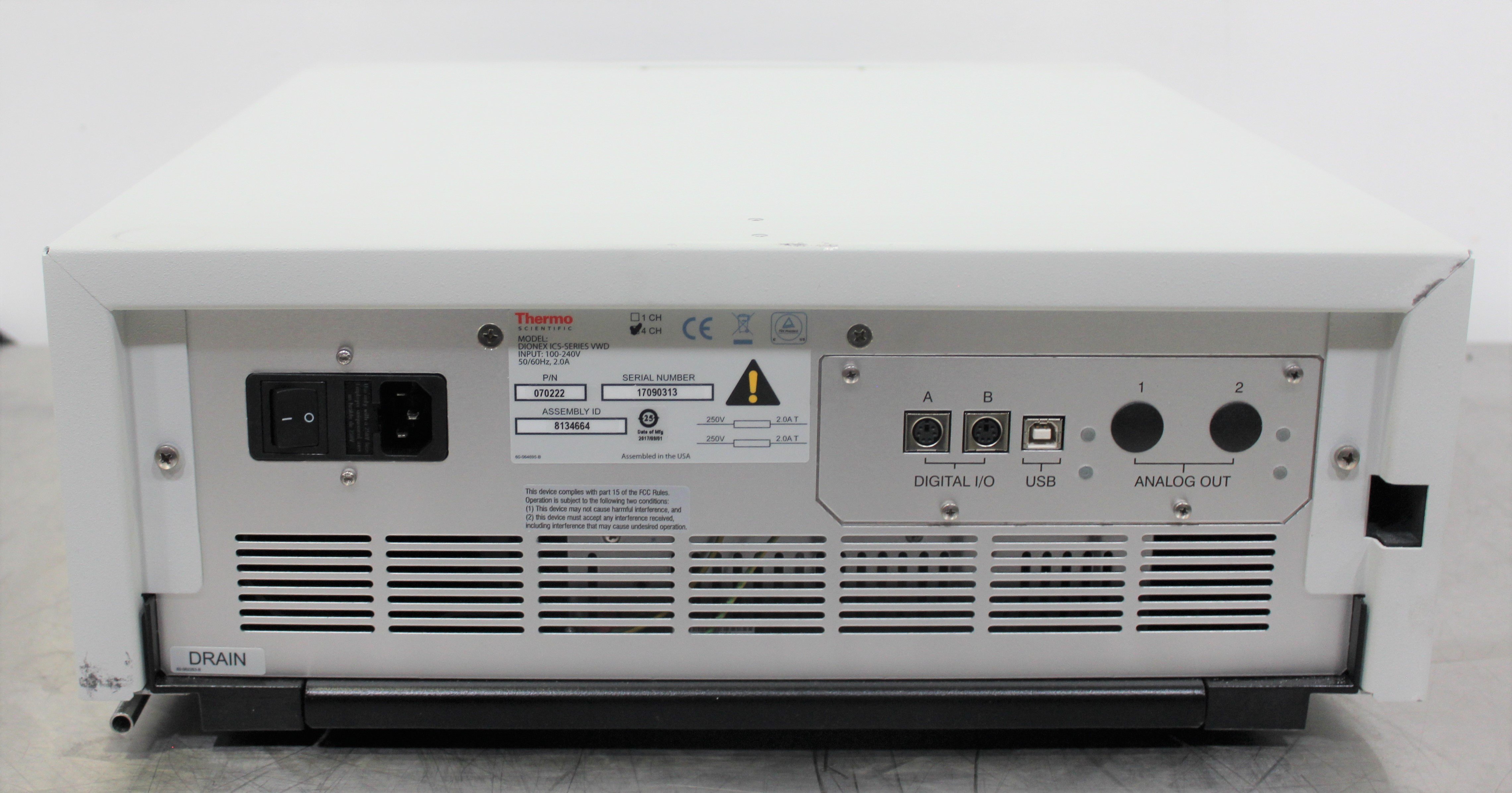 Thermo VWD Variable Wavelength Detector Ion Chromatography 11L Volume