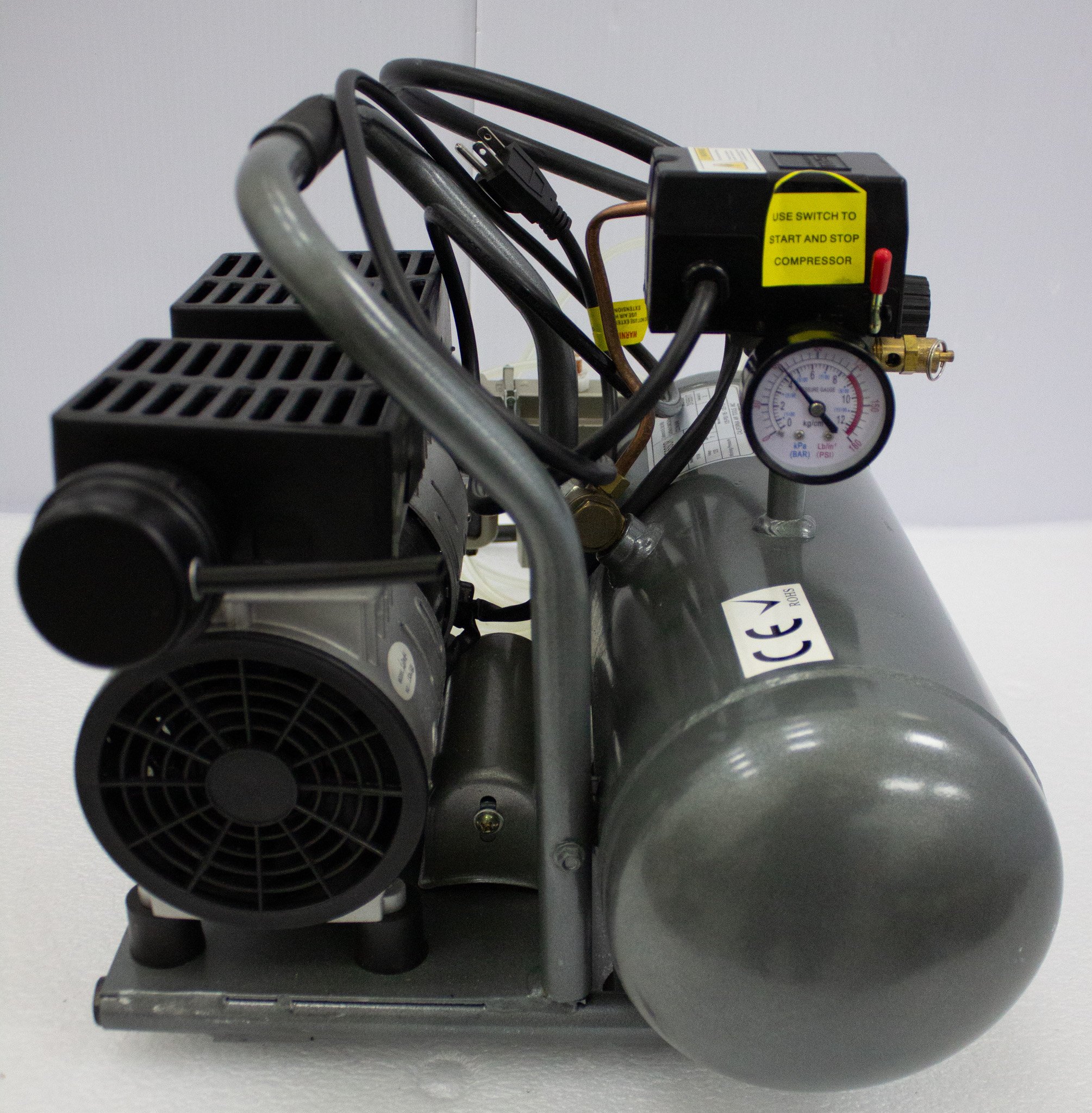 California Air Tools 1610A Air Compressor Ultra Quiet 1 HP 1.6 Gal Portable