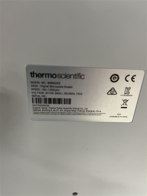 Thermo Scientific Digital Microplate Shaker 88882006 Laboratory Equipment