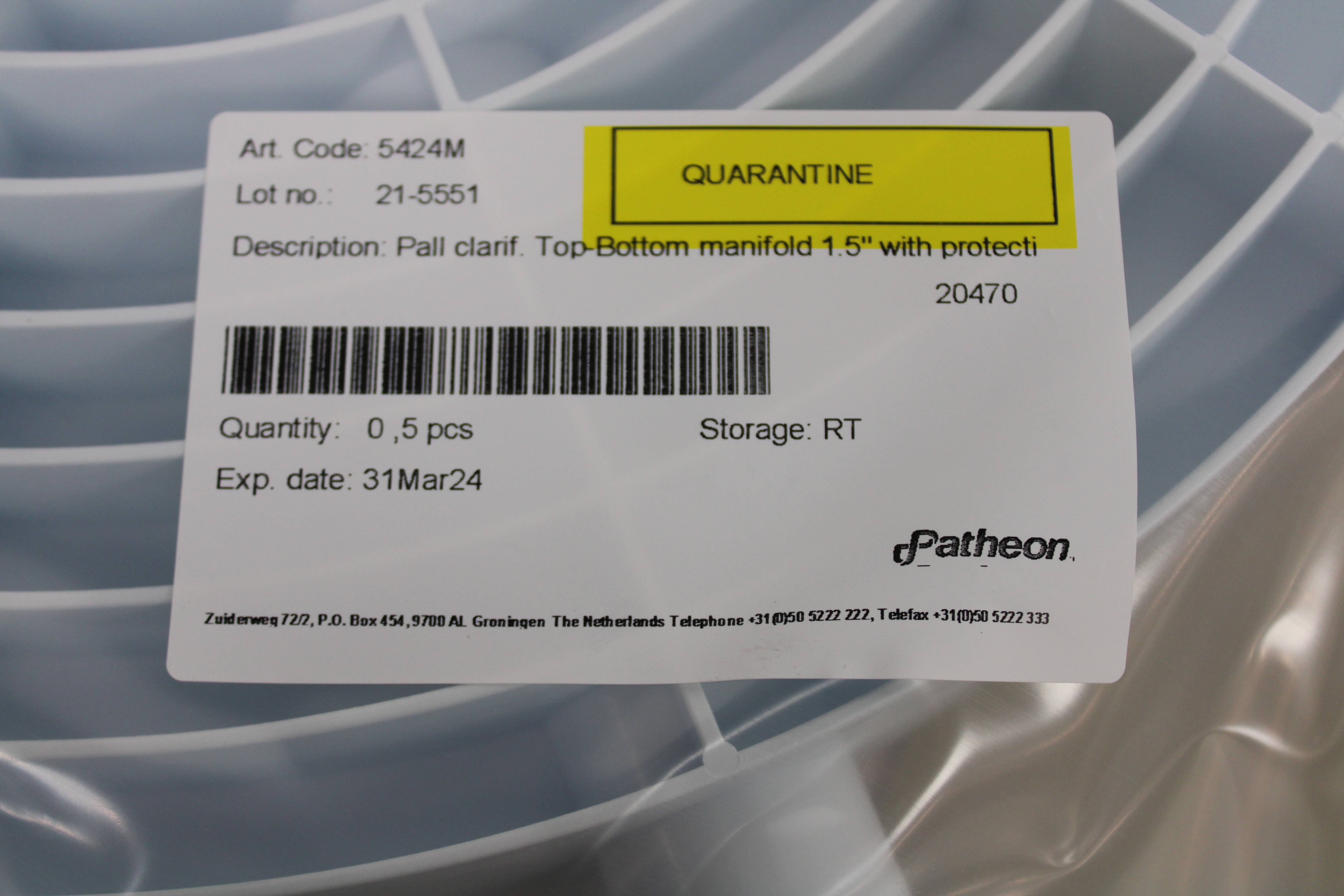 Pall SXPSC10W Disposable Depth Filter Platform for Efficient Filtration