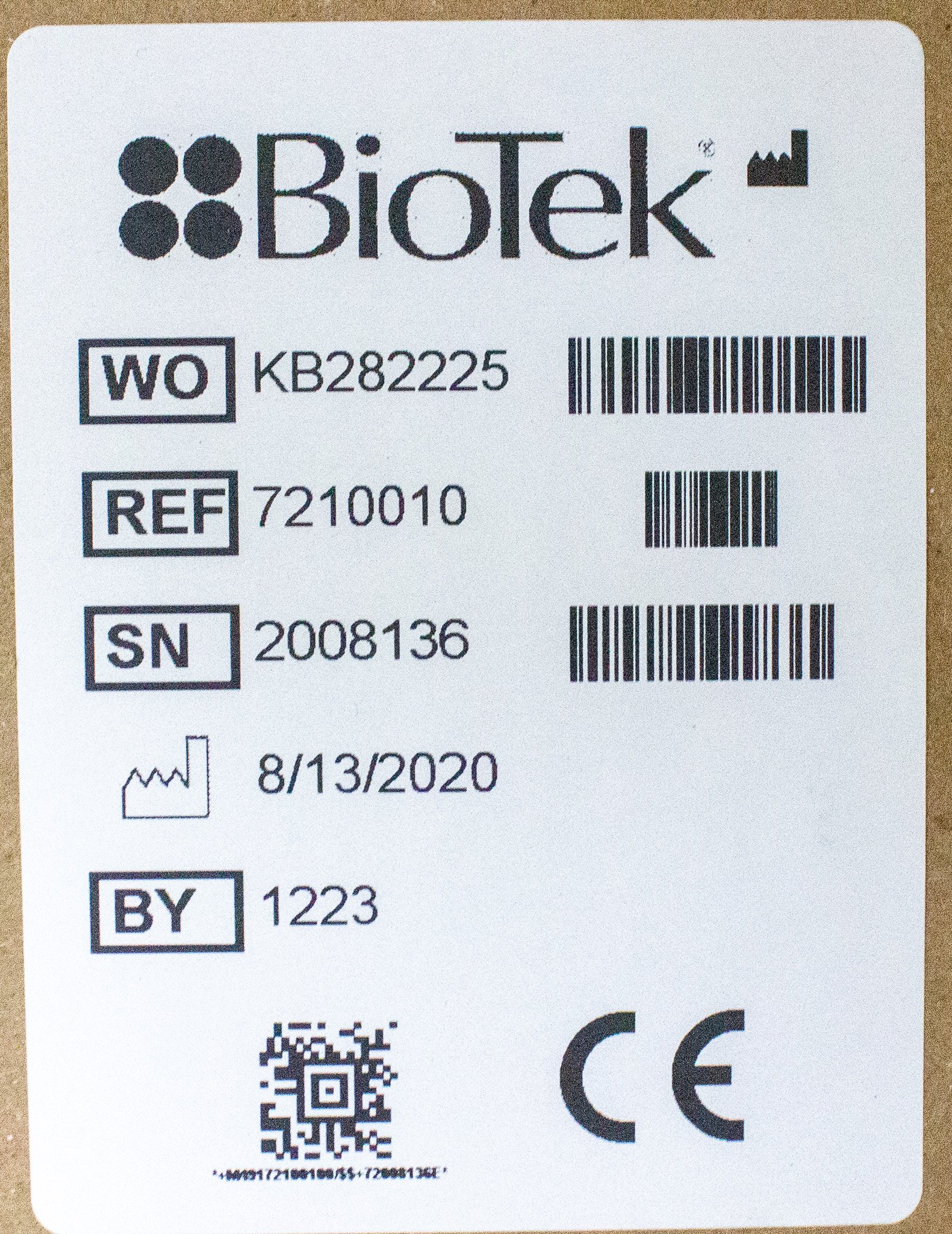 BioTek MFXP1 Dispenser Microplate 1536-Well Includes Cables Software
