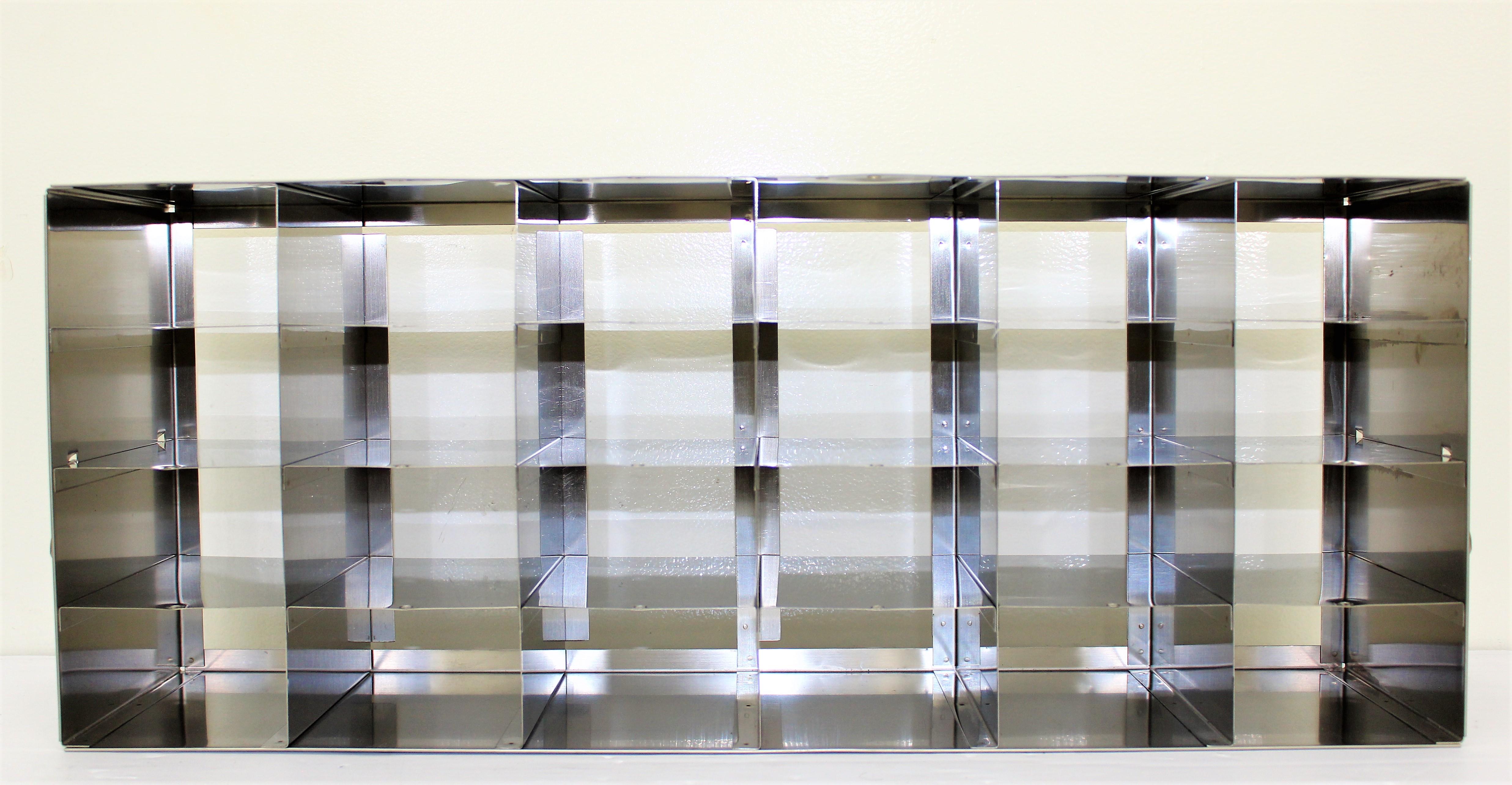 VWR CryoPro Freezer Rack 24 Box Capacity Stainless Steel Corrosion Resistant