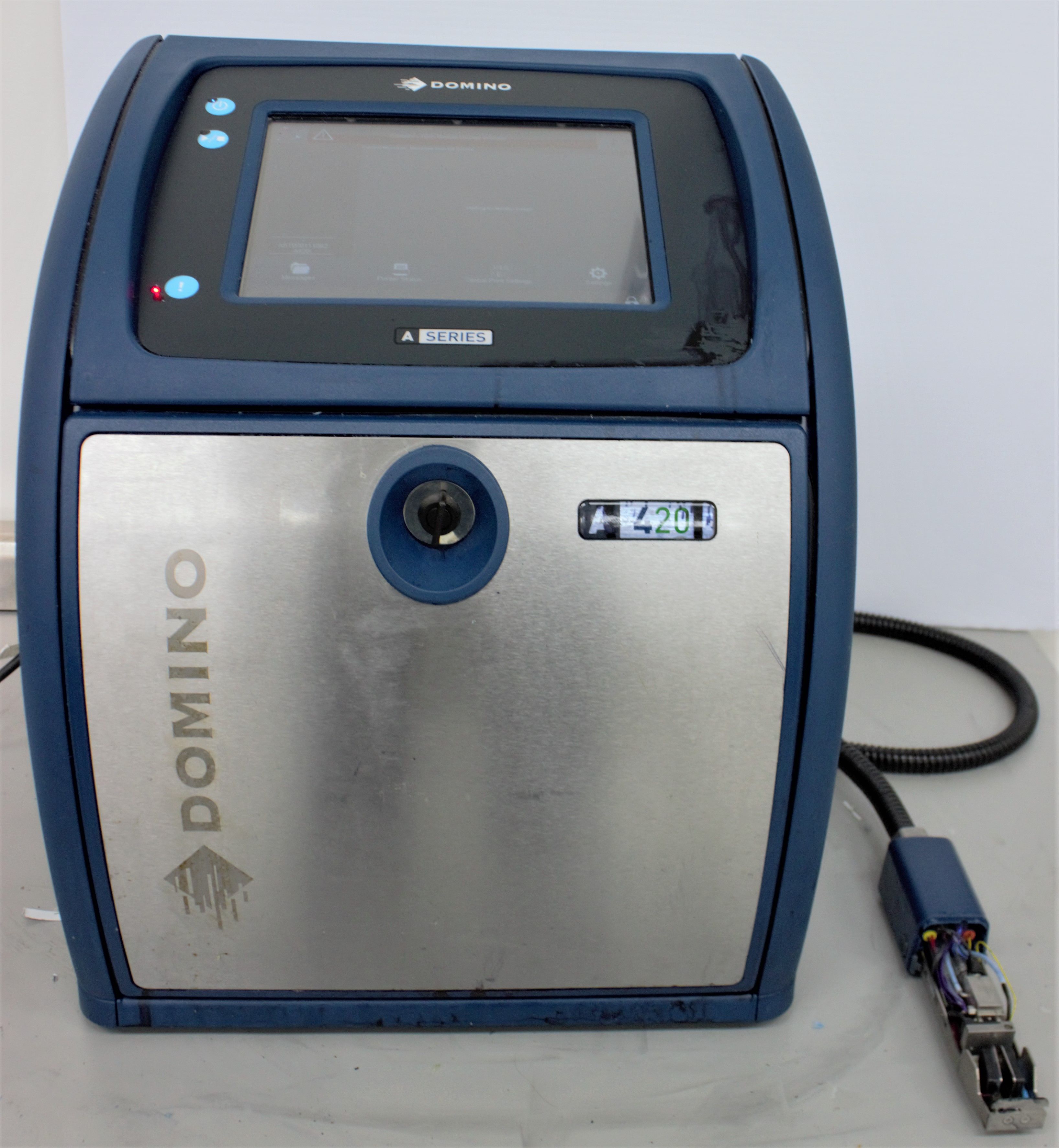 Domino A420i Ink Jet Printer Label Printing 4 Lines 325m/min Used