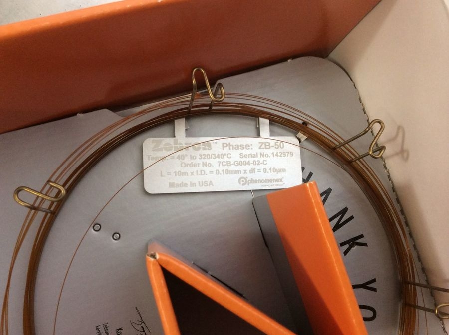 Zebron ZB-50 Column High Performance Gas Chromatography Analytical Tool