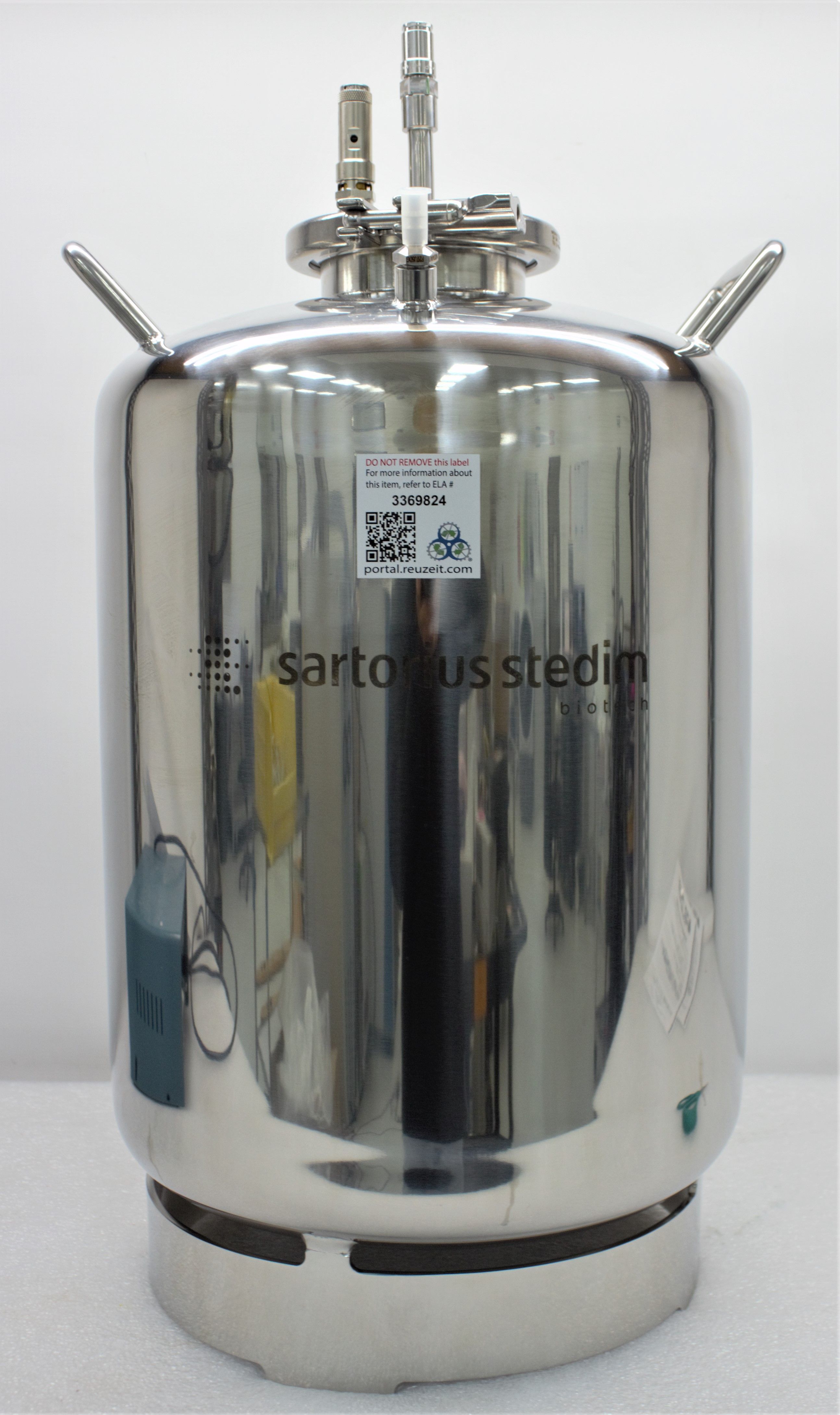 Sartorius Stedim Pressure Vessel 316L Benchtop Filtration Diafiltration Pressure