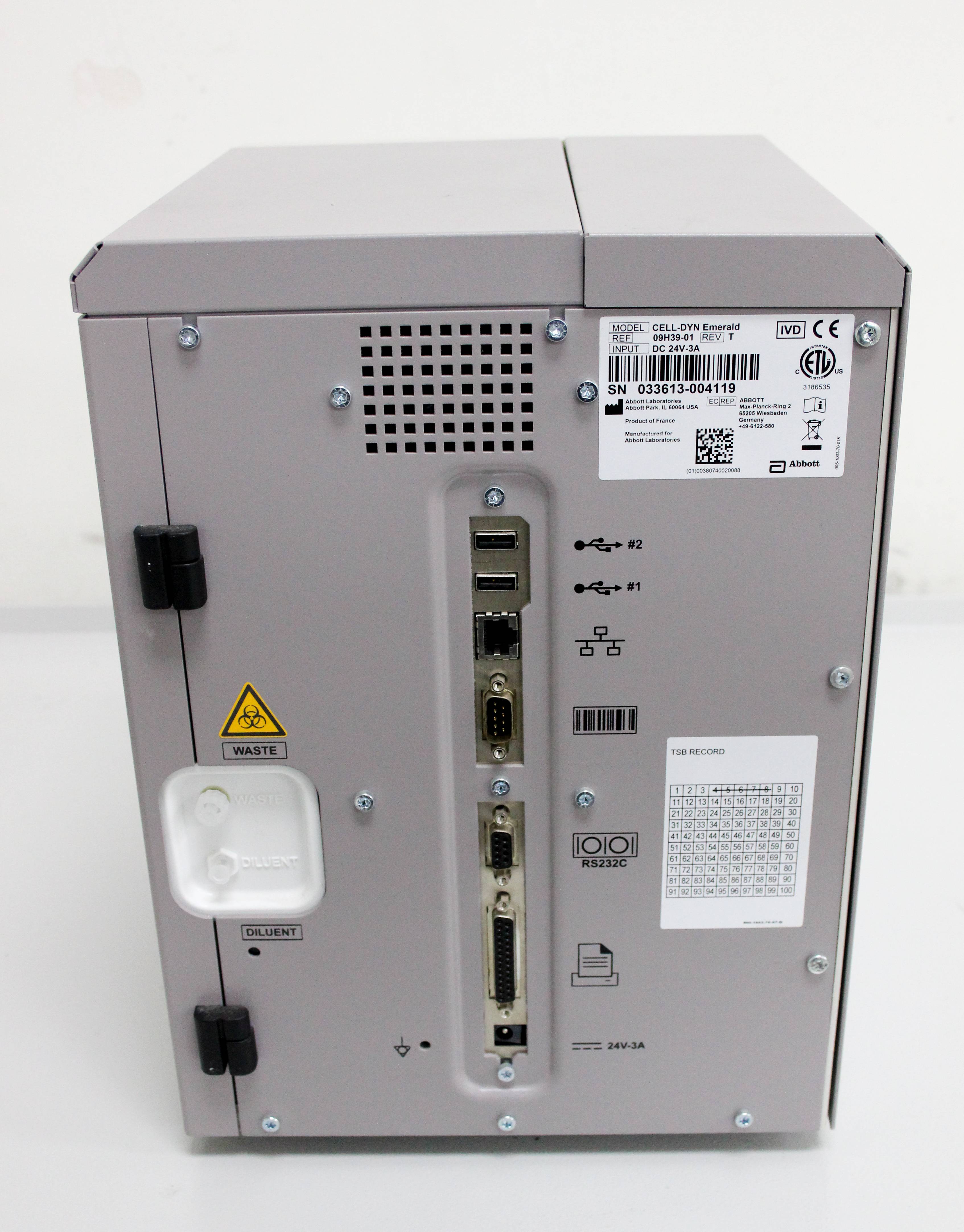 Abbott Cell-Dyn Emerald Hematology Analyzer - Compact & Efficient