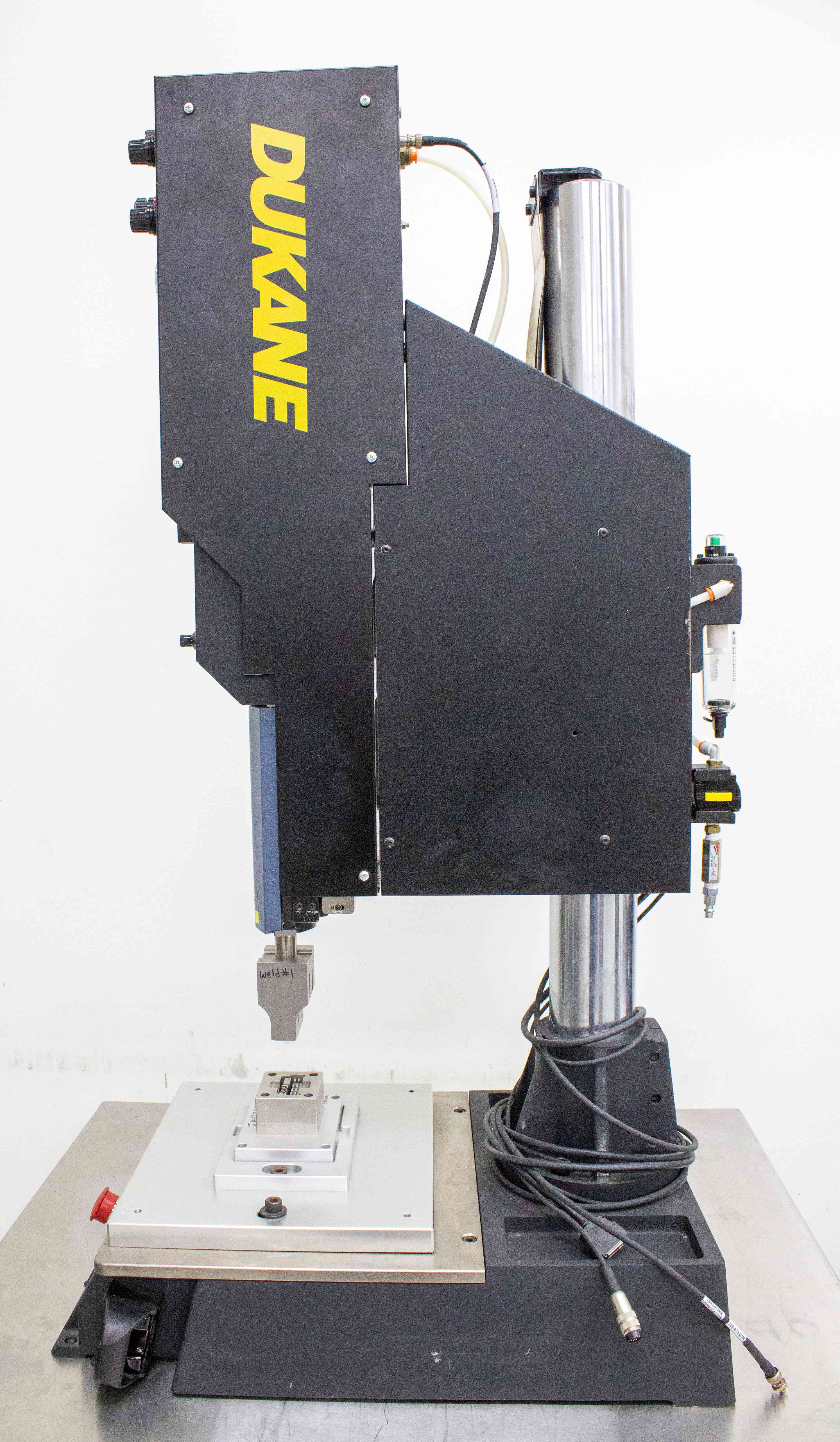 Dukane 340 Press Thruster Ultrasonic Welder Precision Dual Pressure System