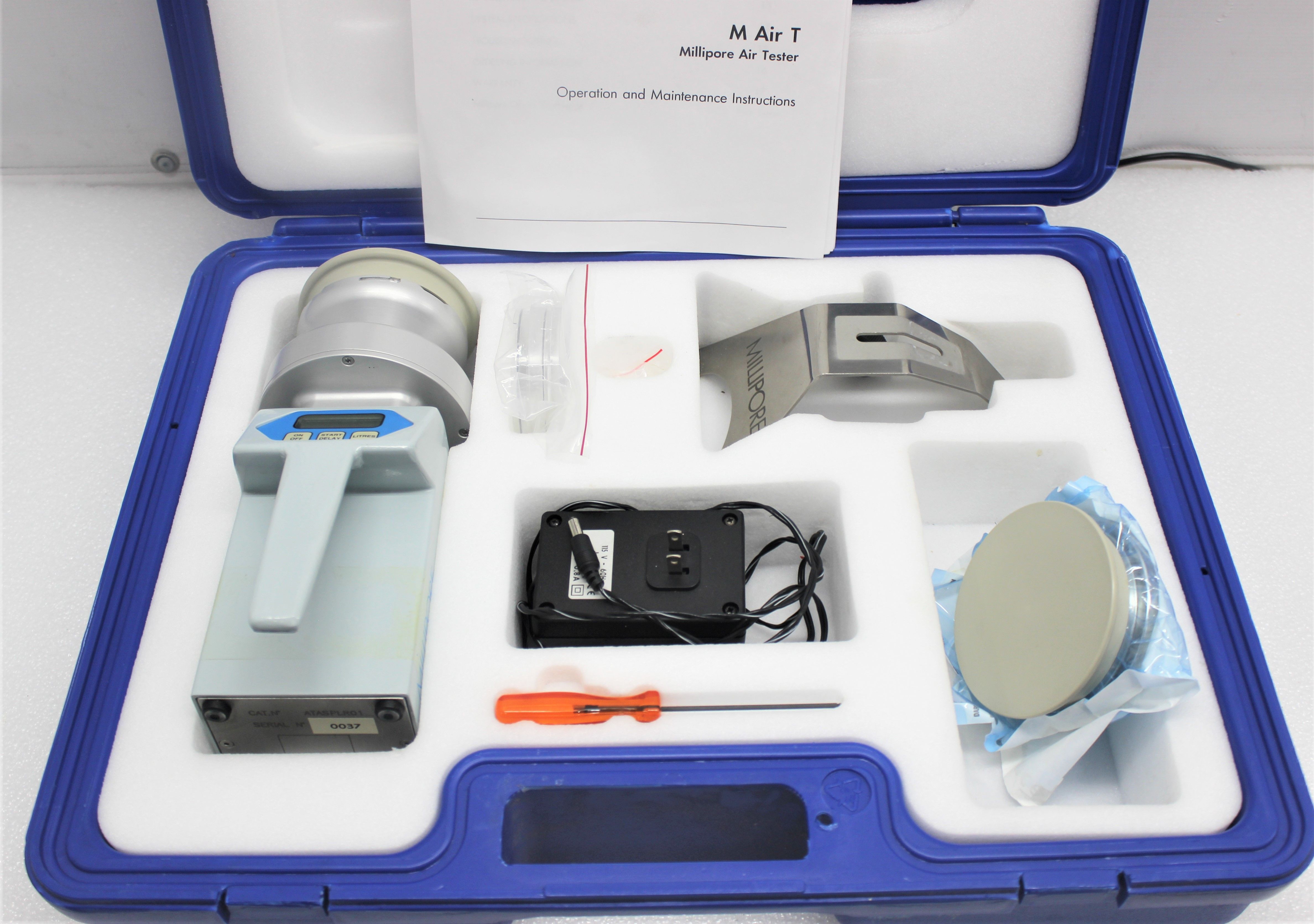 Millipore M air T Airborne Contamination Tester Portable 1000L Capacity