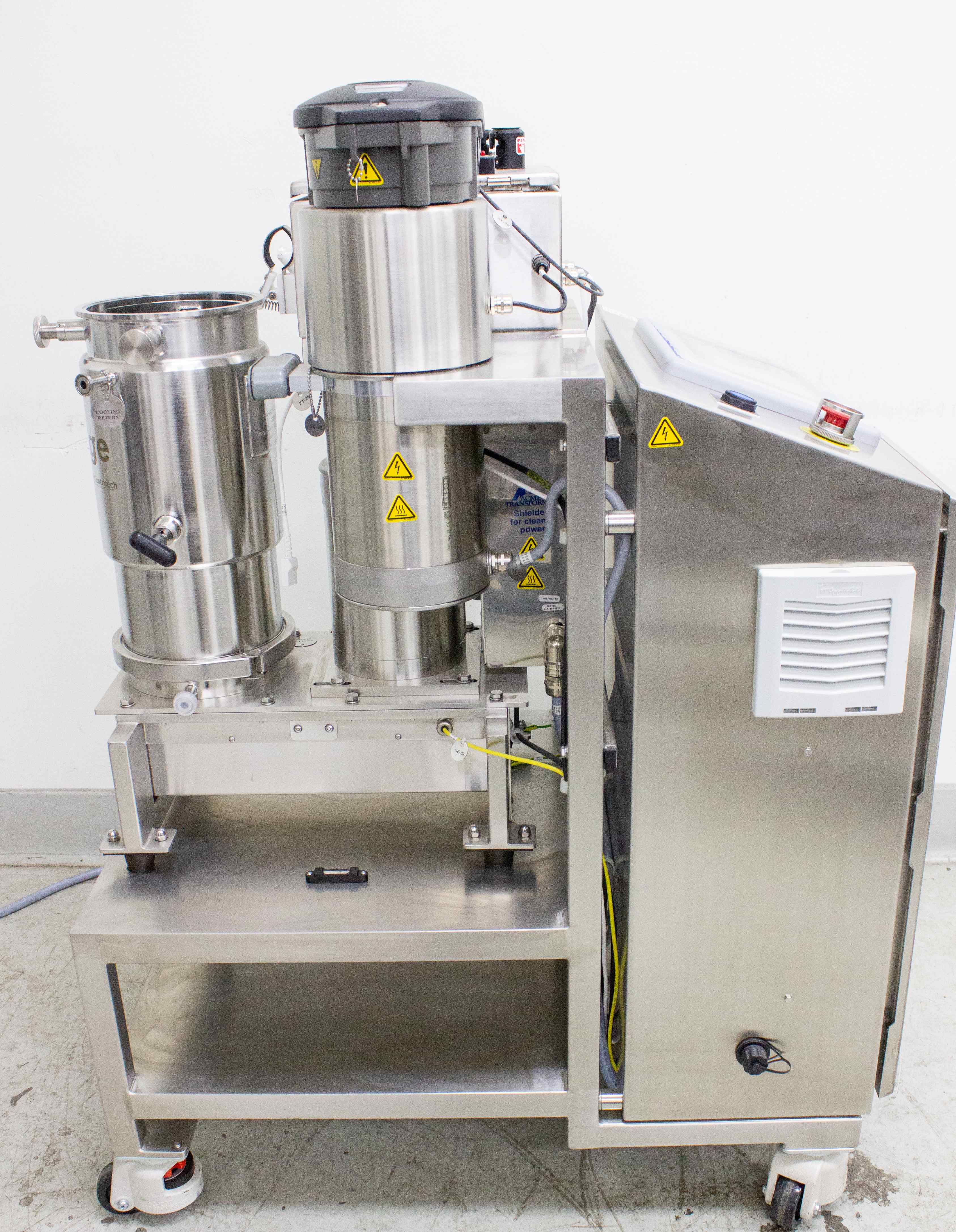 Pneumatic UniFuge Pilot Single-Use Centrifuge 1.8L 4L/min Used Biotech