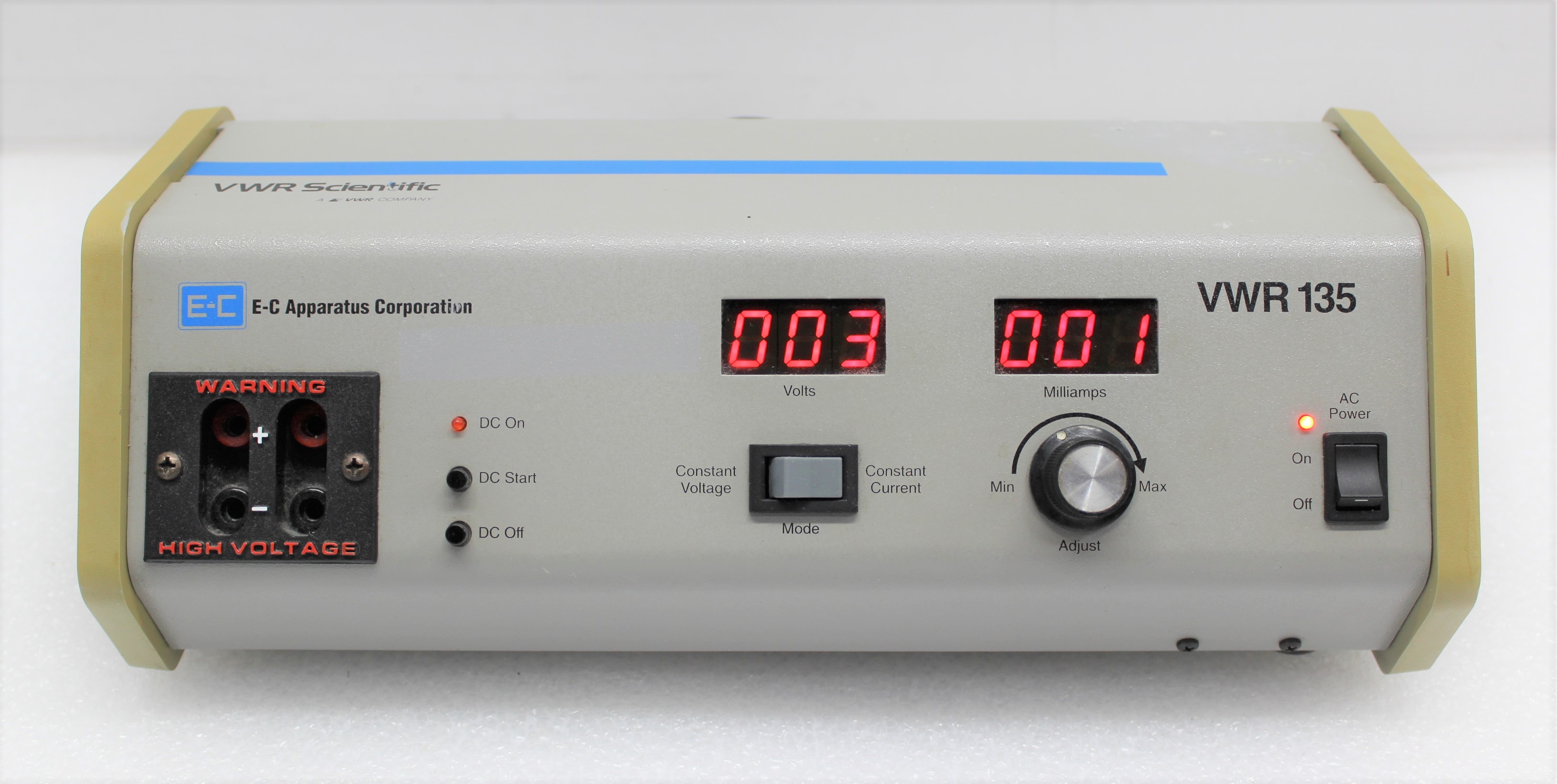 VWR Electrophoresis Power Supply VWR 135, 20-250V, 300mA Capacity