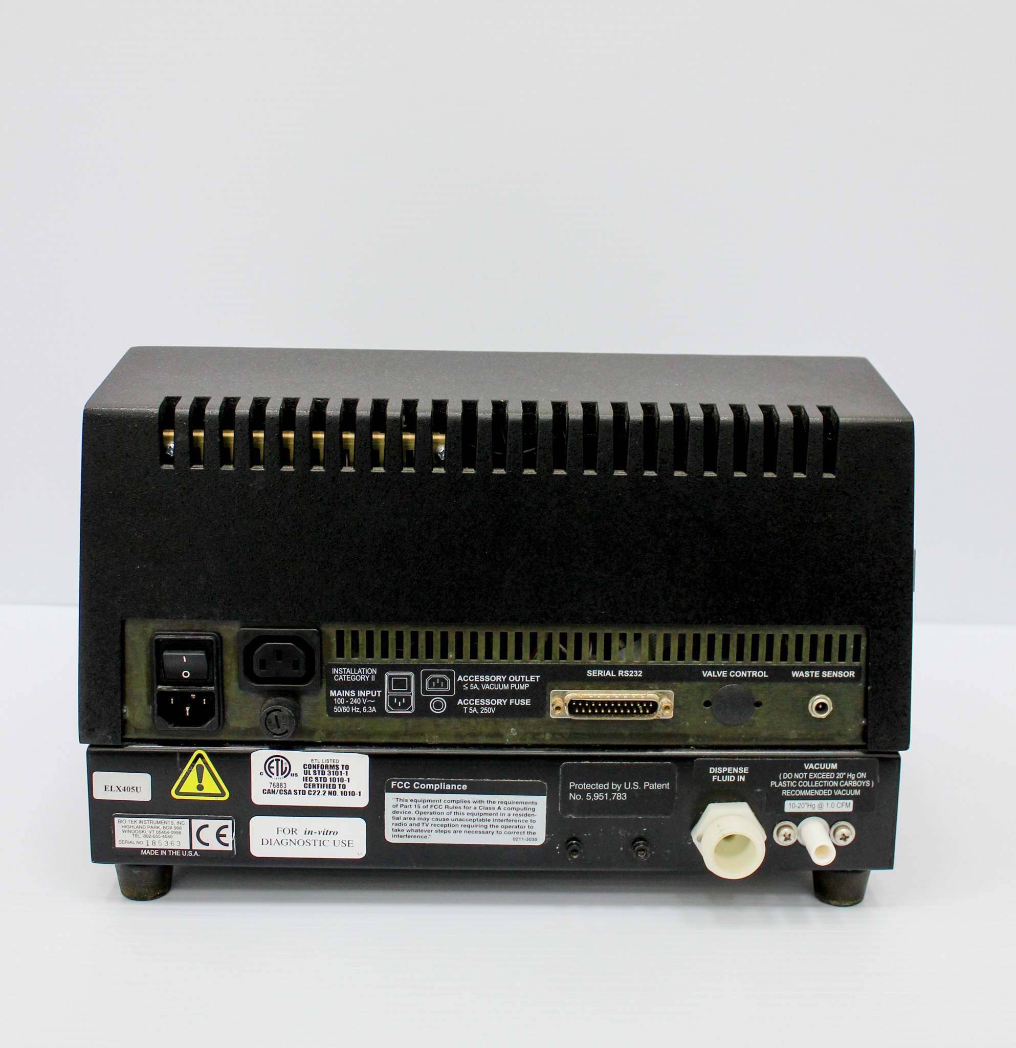 Biotek ELx405U Microplate Washer Dual-Action Manifold 96/384-Well Plates 120V