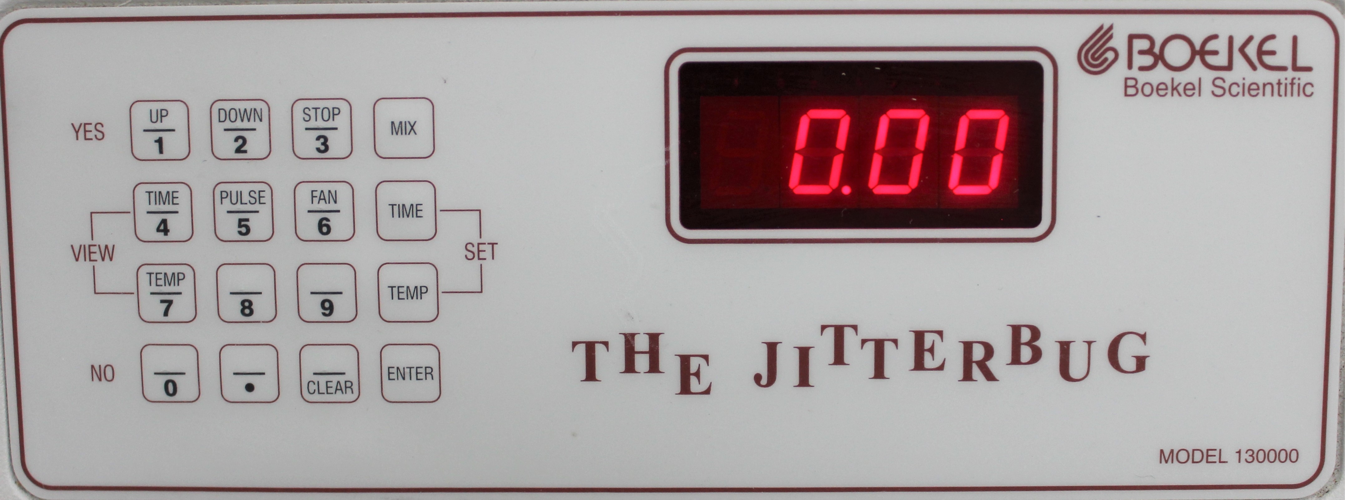 Boekel 130000 Jitterbug Incubated Shaker 1500 RPM Temp Control 40C