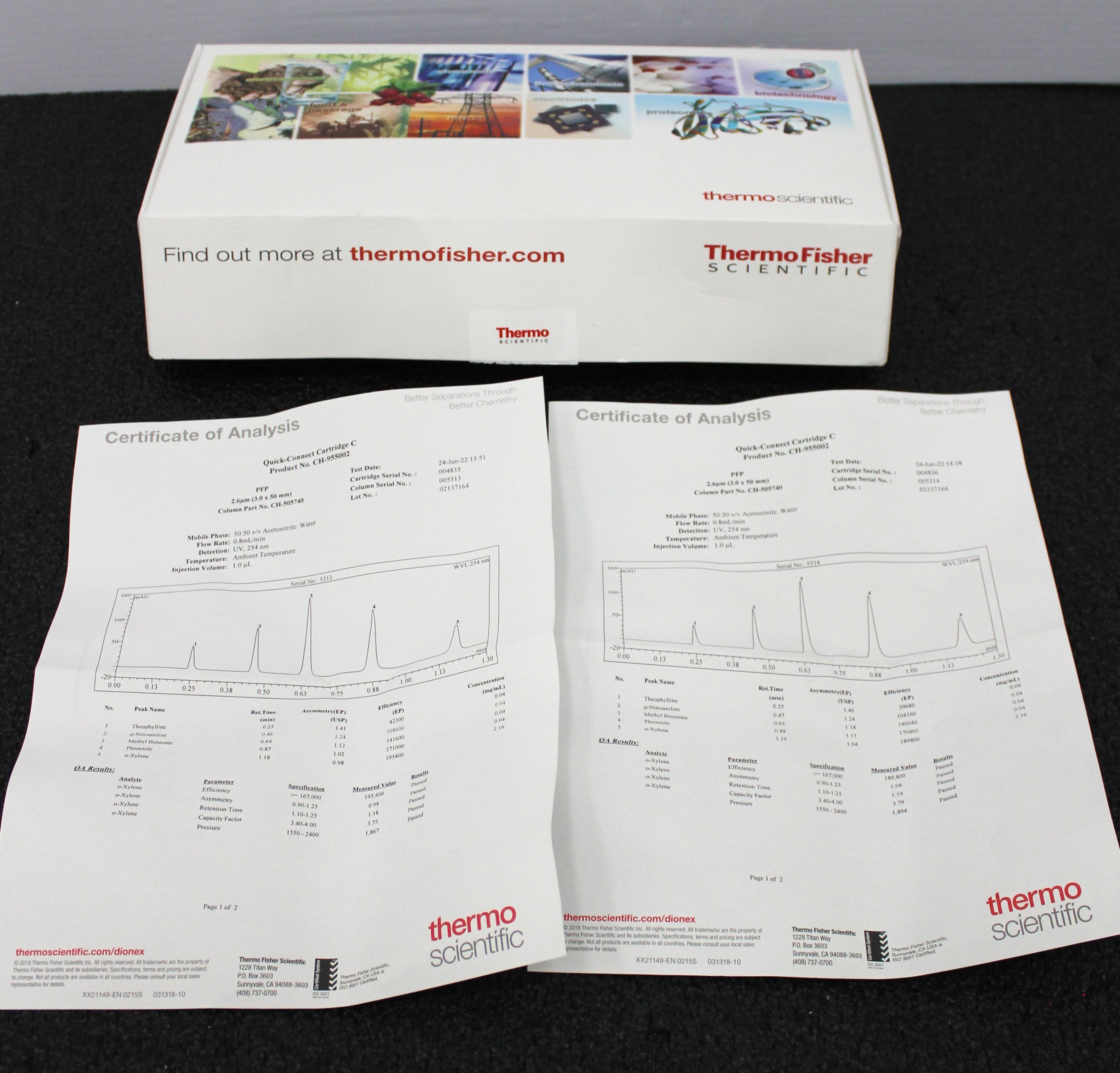 Thermo CH505731 Quick Connect Column Cartridge for LC/MS with TurboFlow