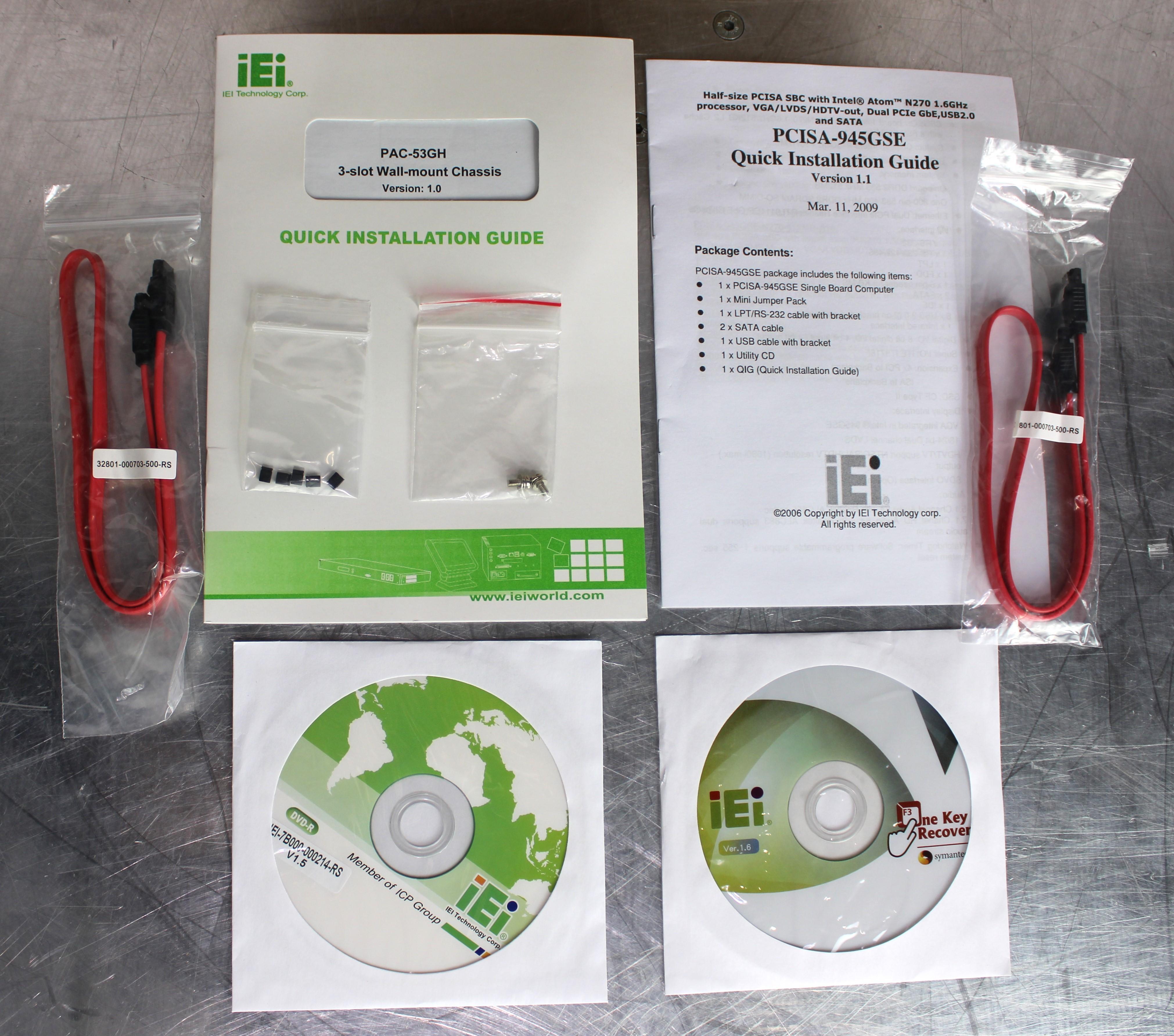 iEi PAC-53G Half-Size Compact Chassis 3-Slot with Via C3 Processor