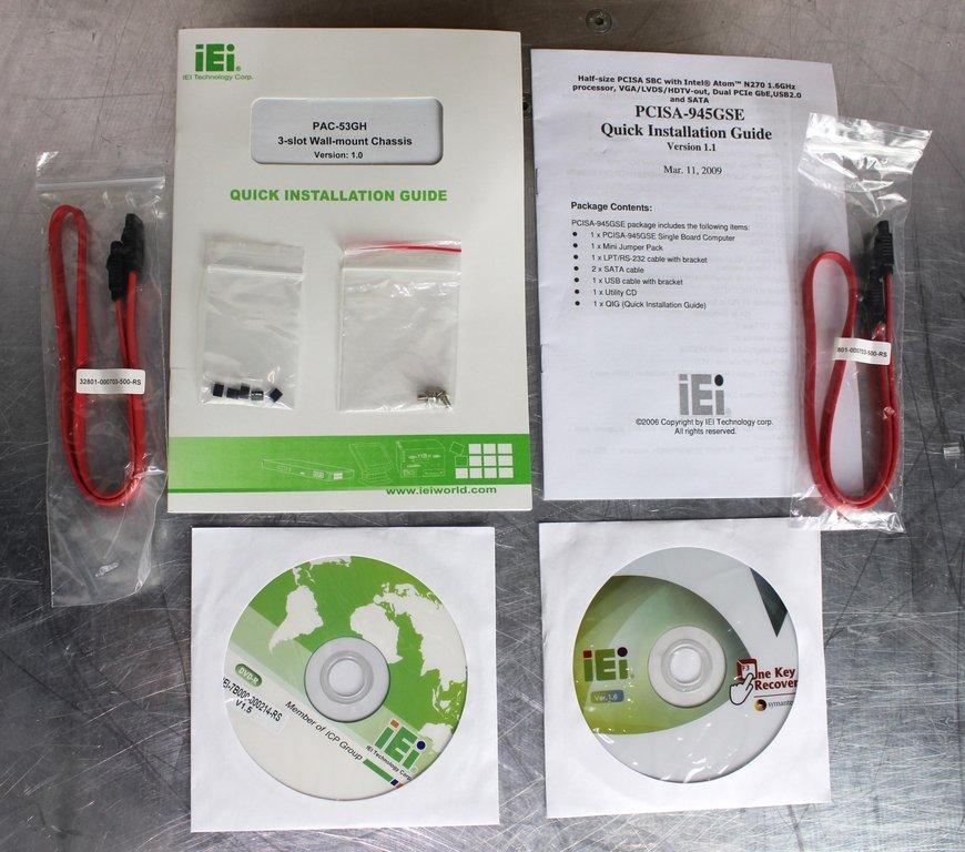 iEi PAC-53G Embedded PC Chassis 3-Slot Compact SBC RoHS Via C3 Processor