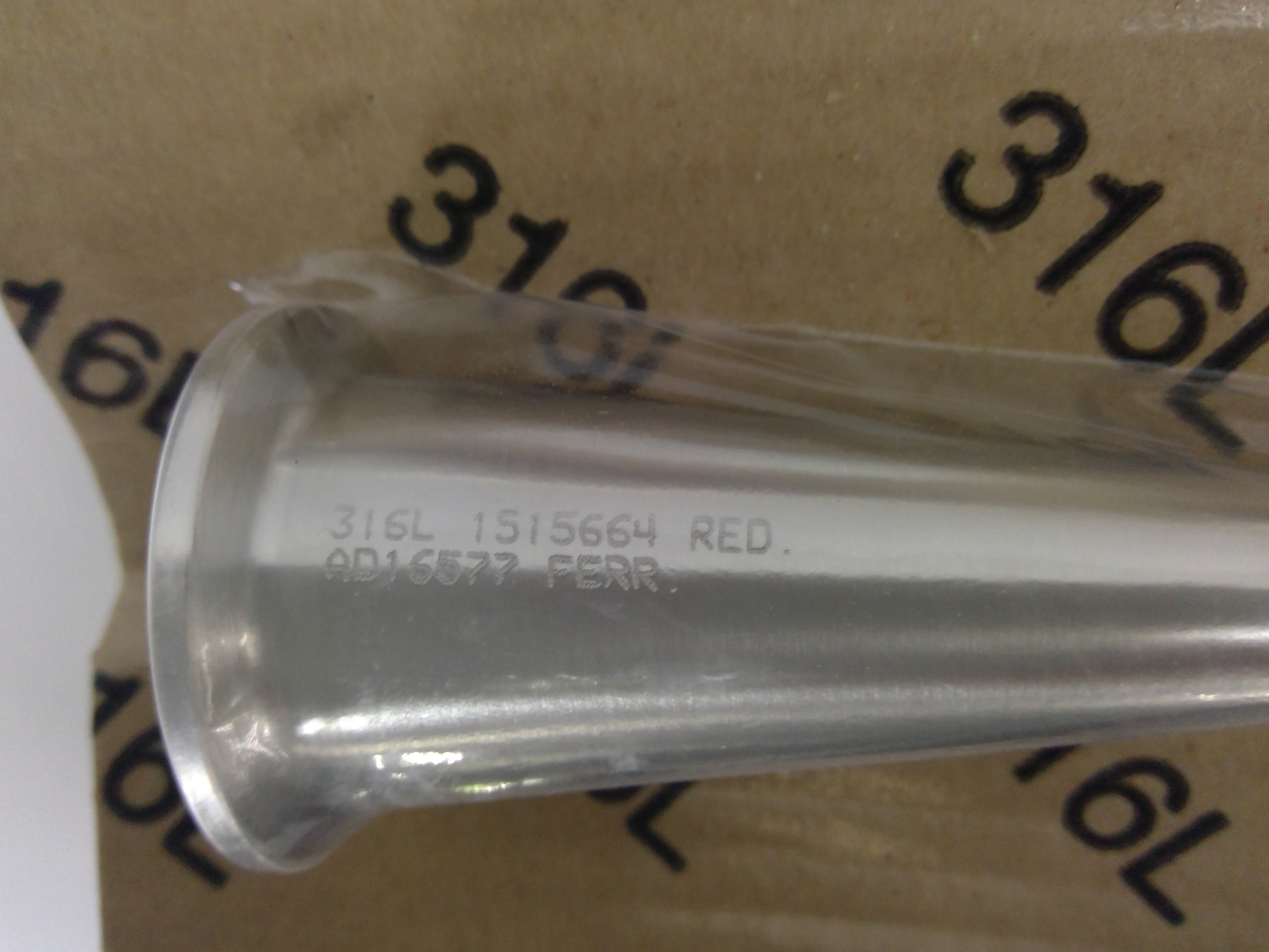 Steel GVCEG31CC-6L1.5x.75 Sanitary Tri-Clamp Fittings 304/316L SS