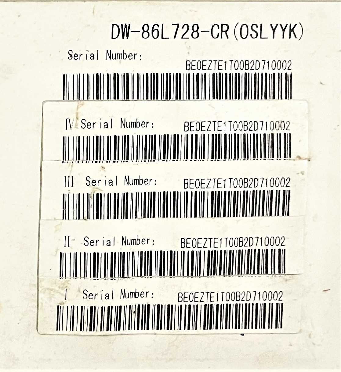 Haier DW-86L728 ULT Freezer -86C 728L Advanced Digital Display New